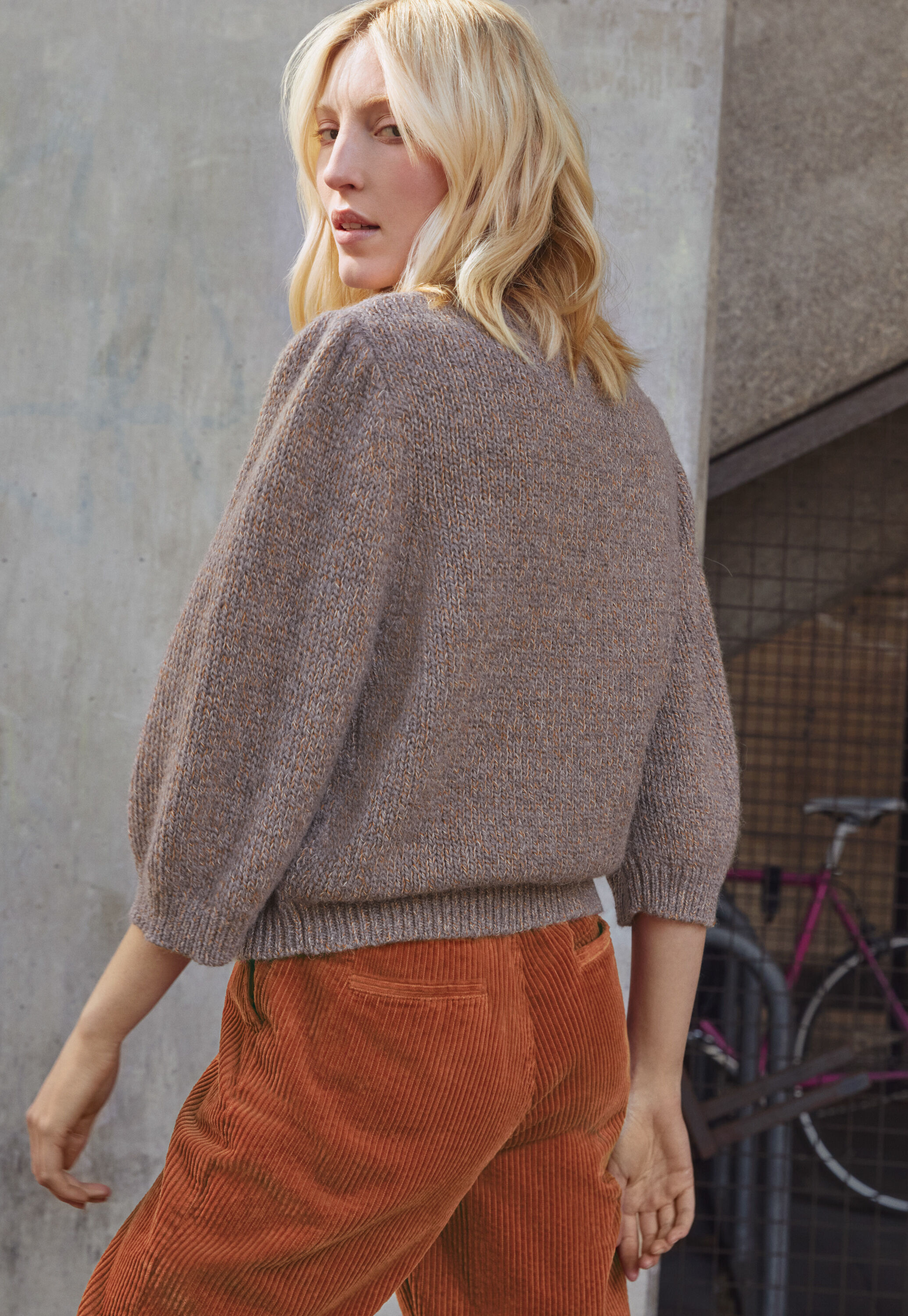 Flecked sweater