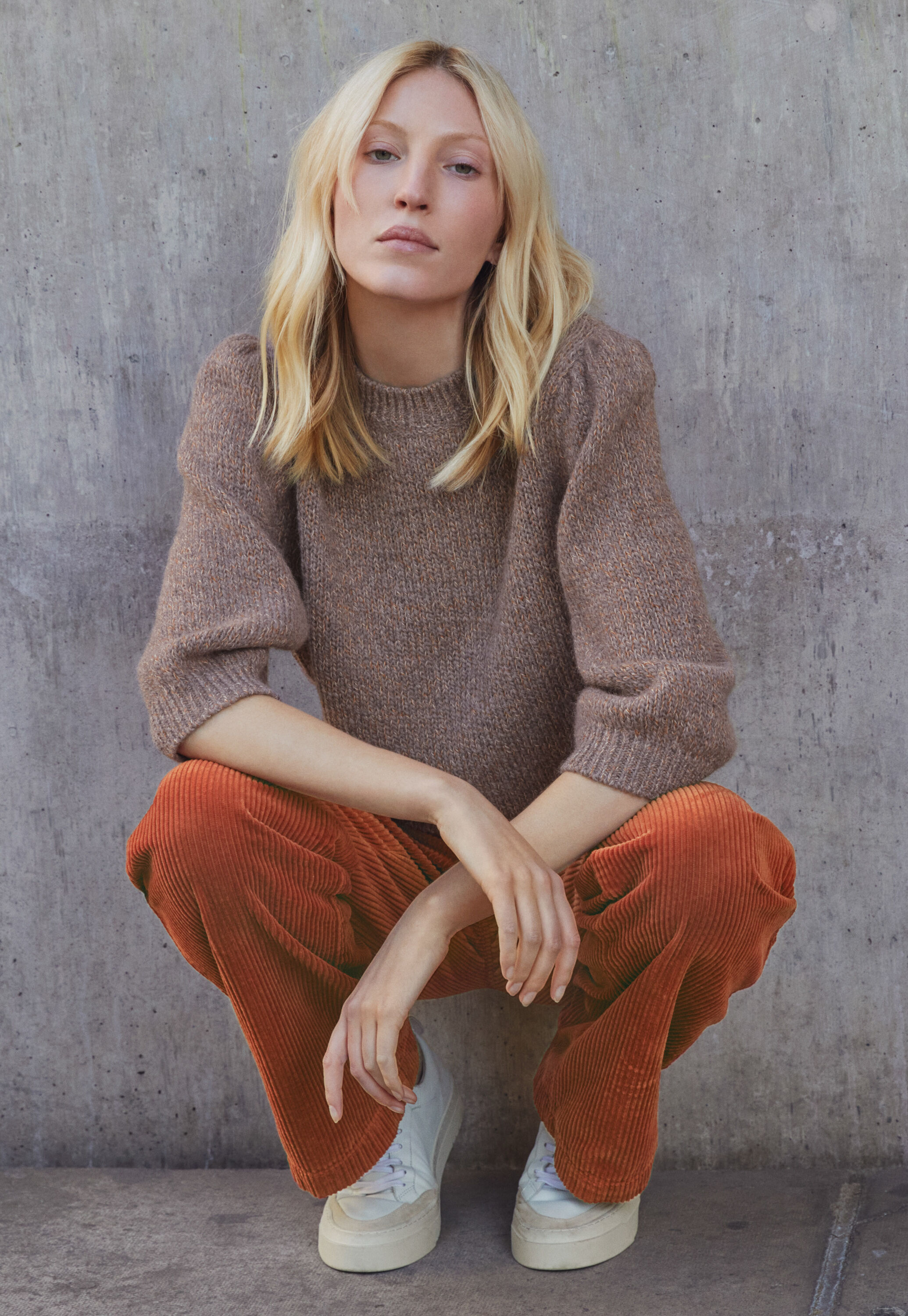 Flecked sweater