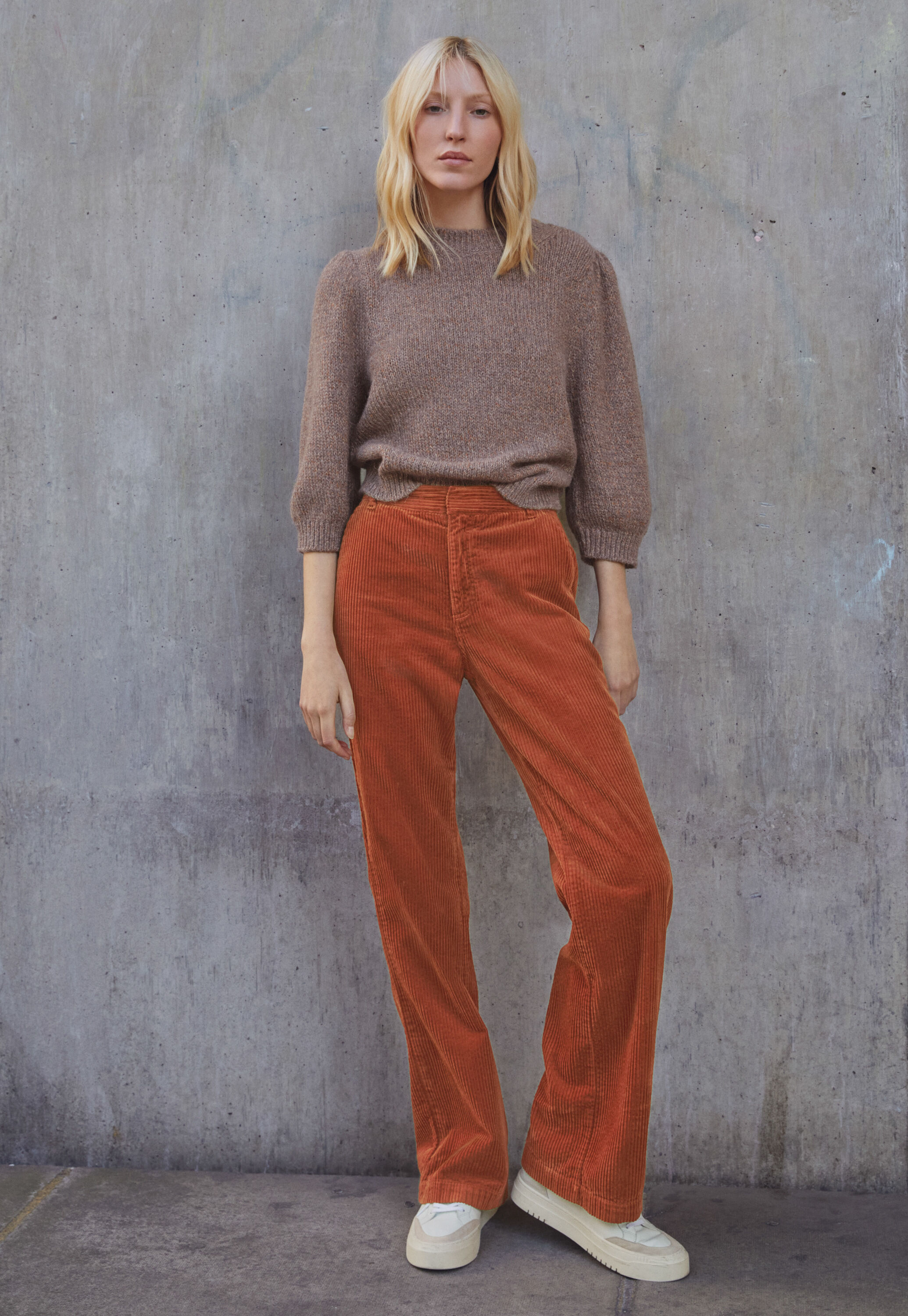 Flecked sweater
