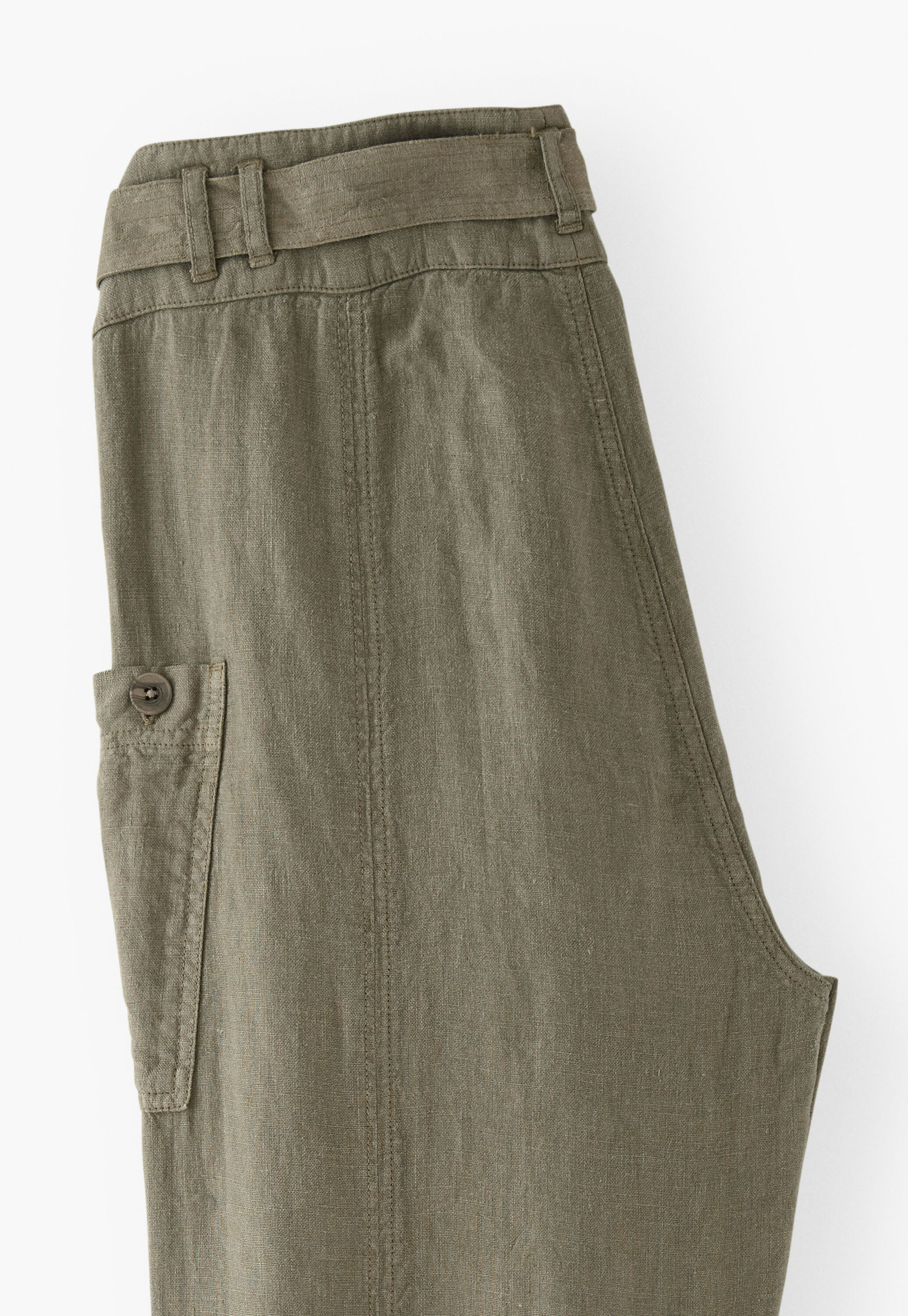 Belted trousers