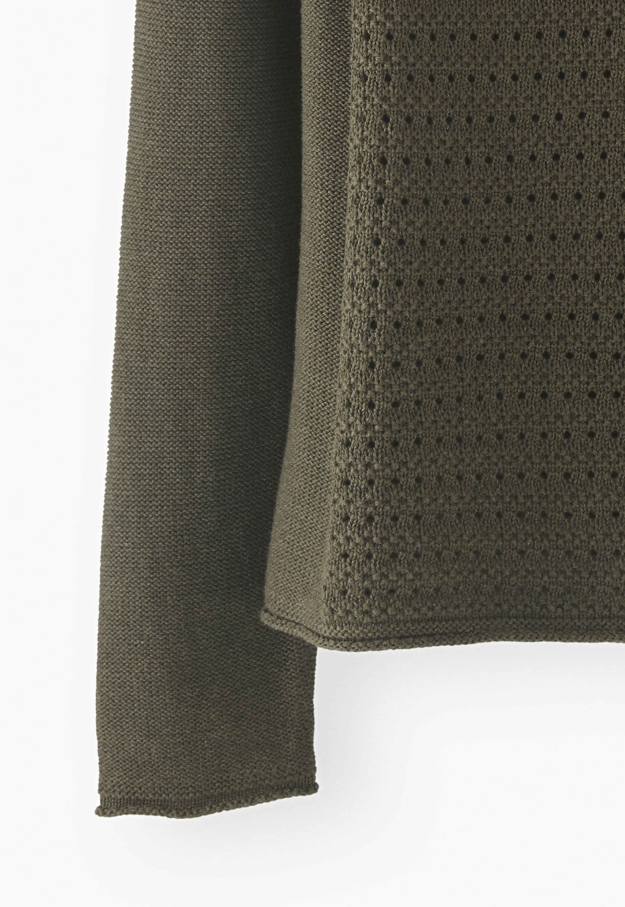 Stitch-mixing sweater