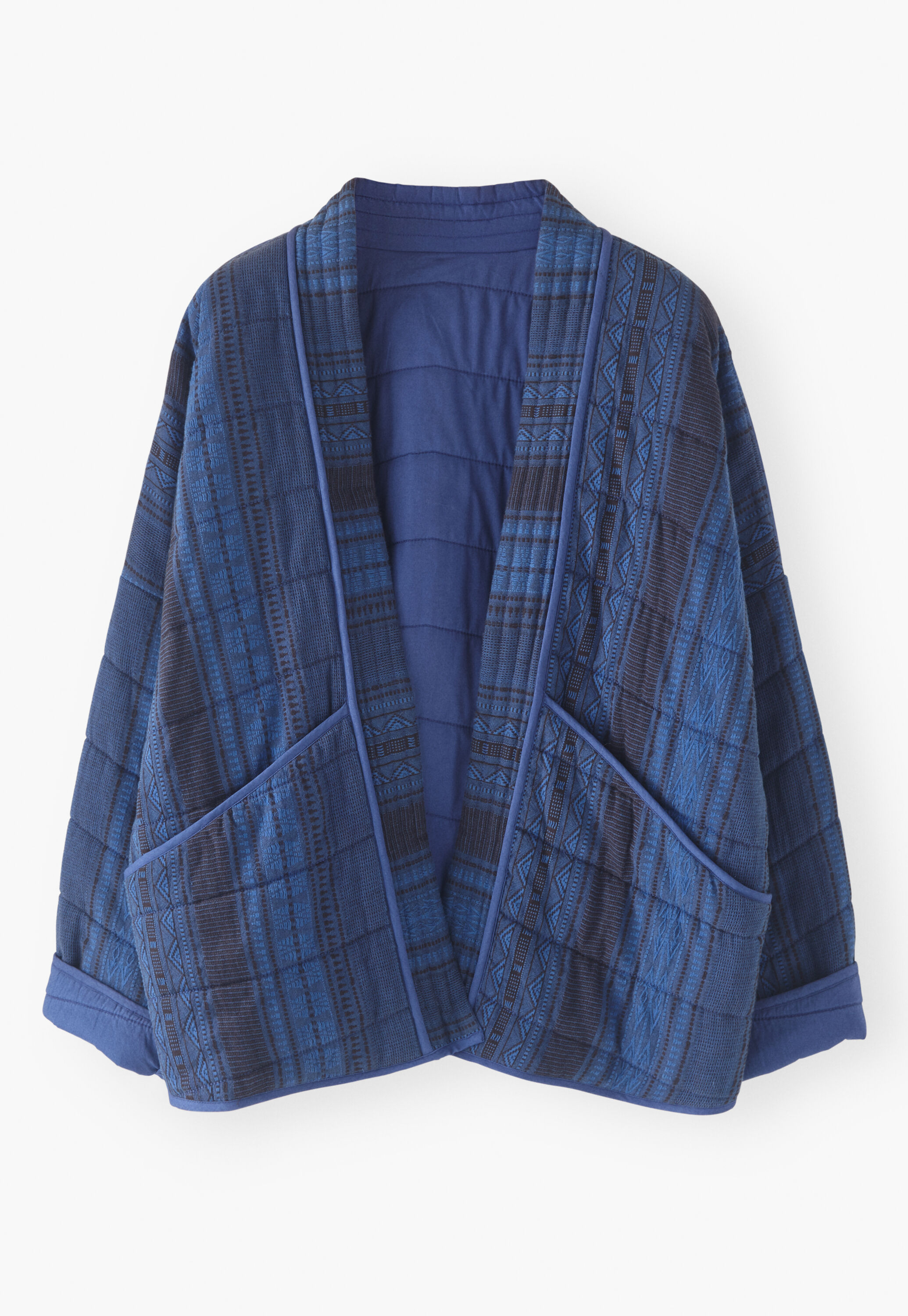 Striped jacquard jacket