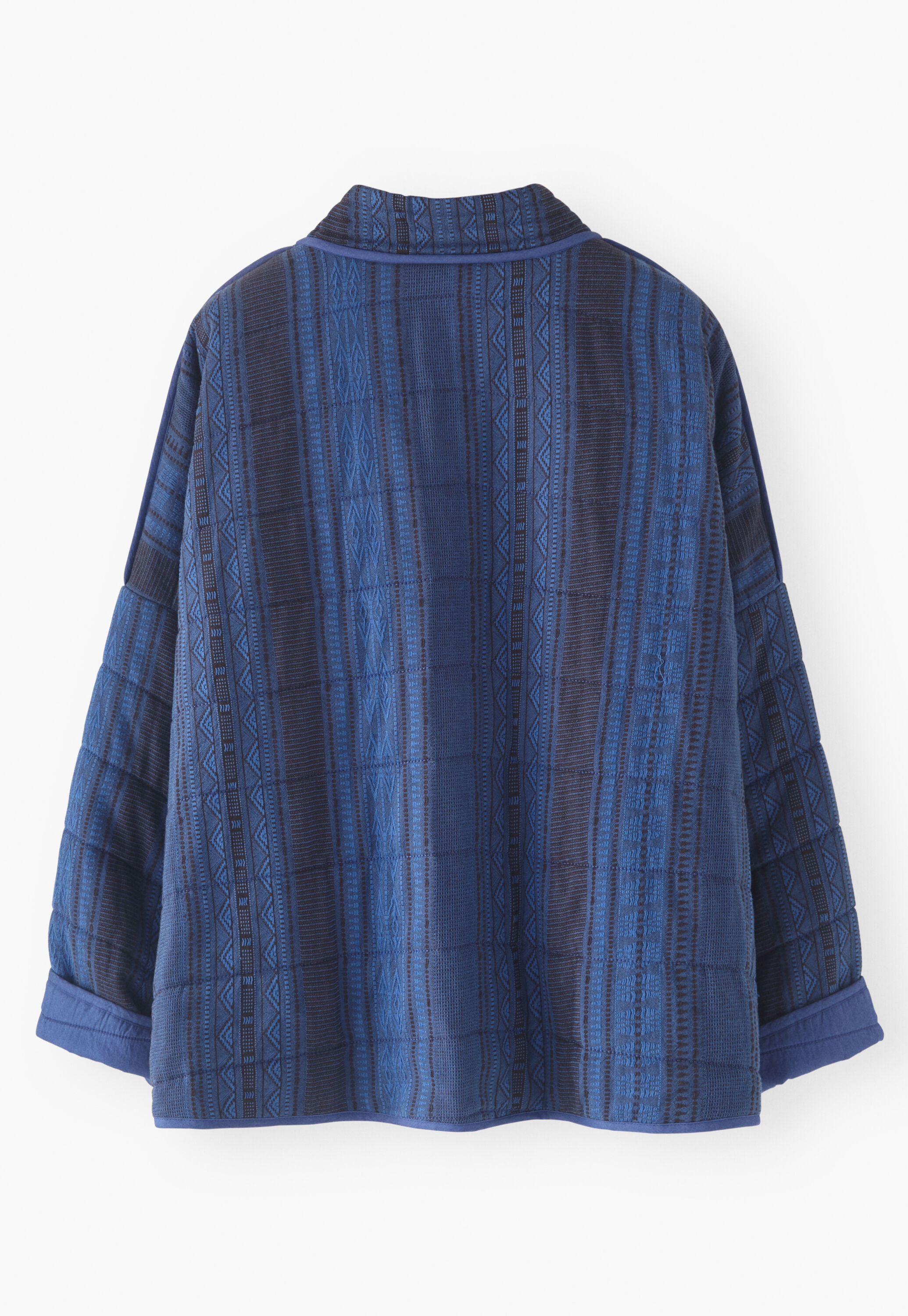 Striped jacquard jacket