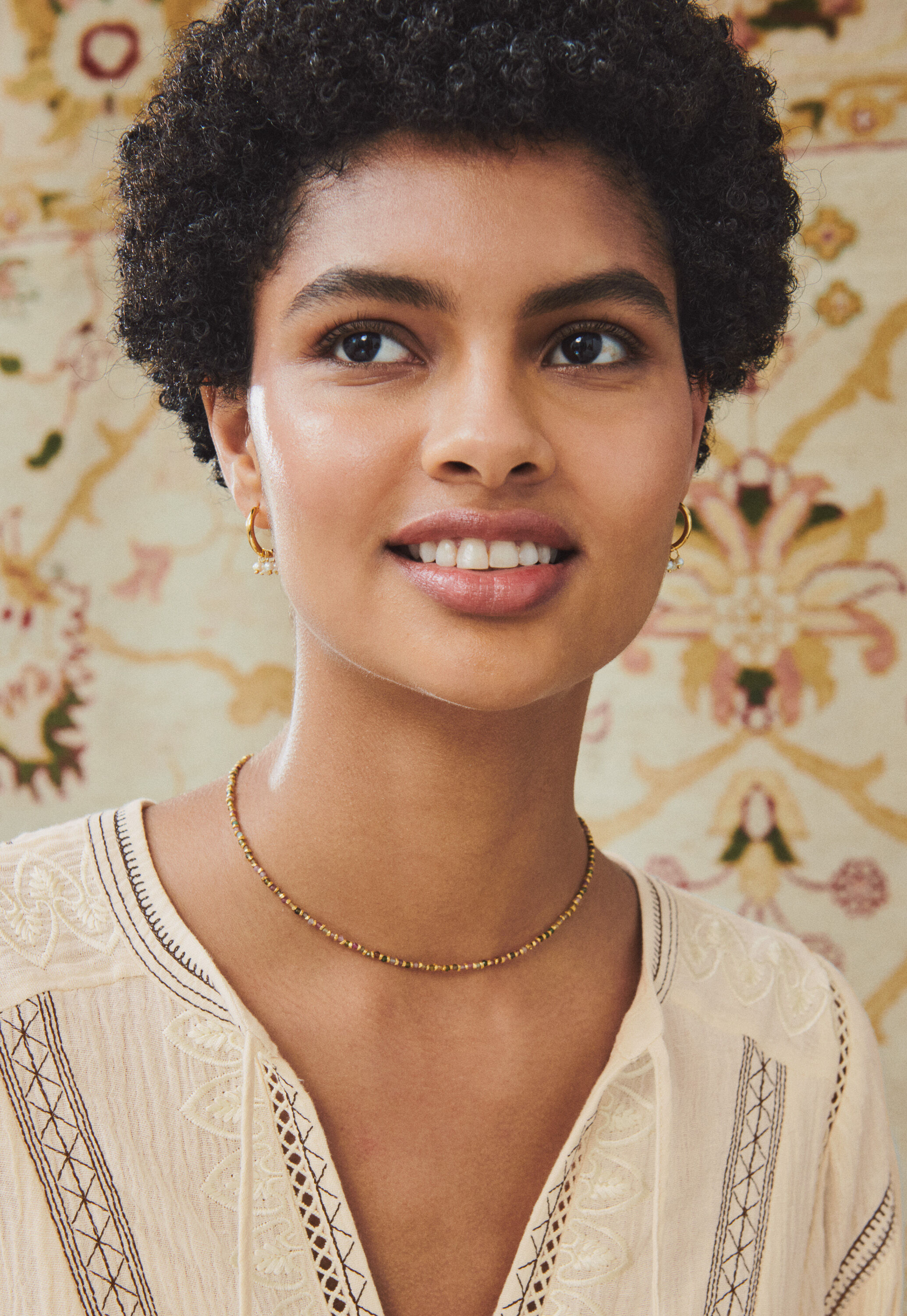 Mini-pearl hoops