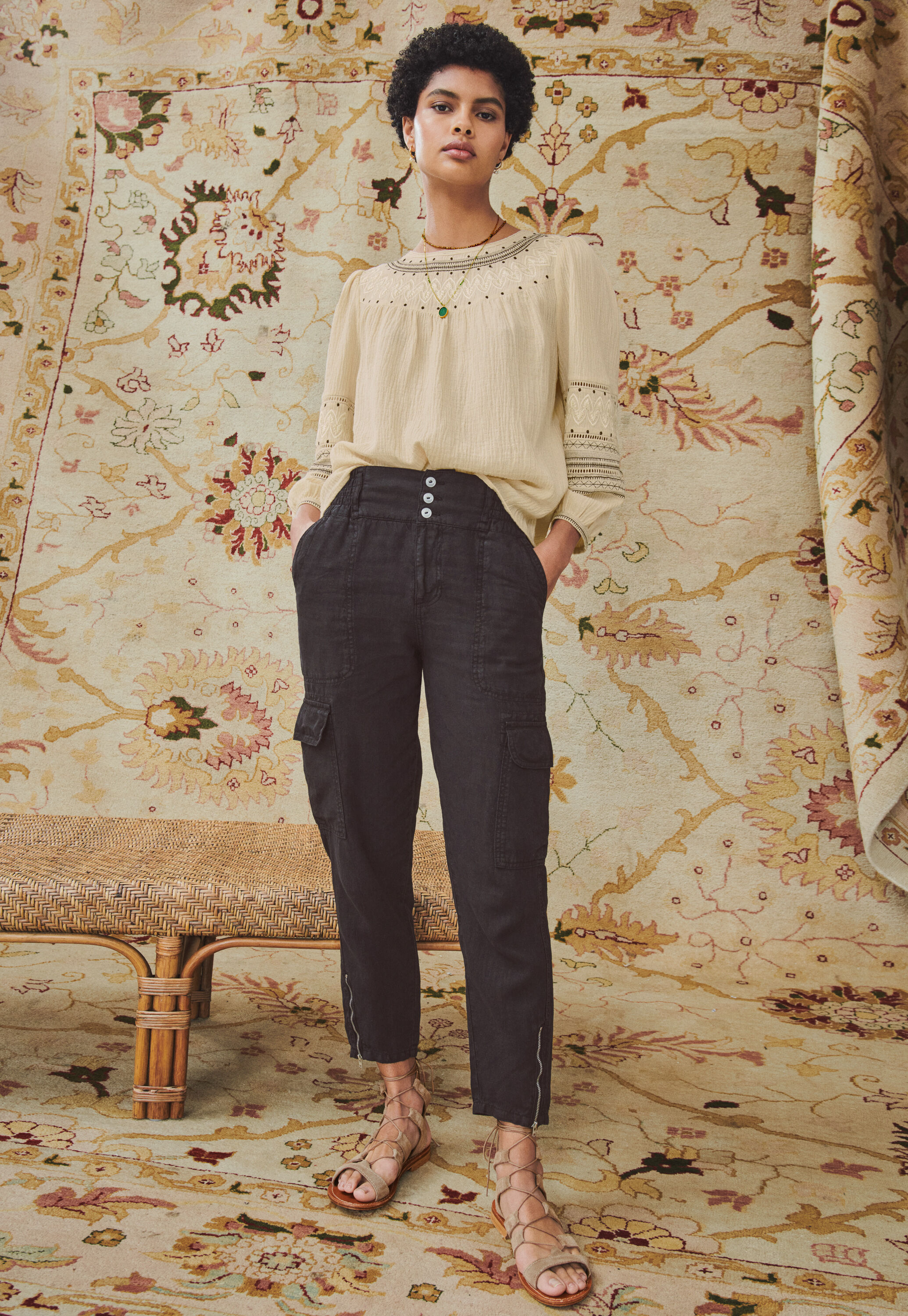 Embroidered blouse