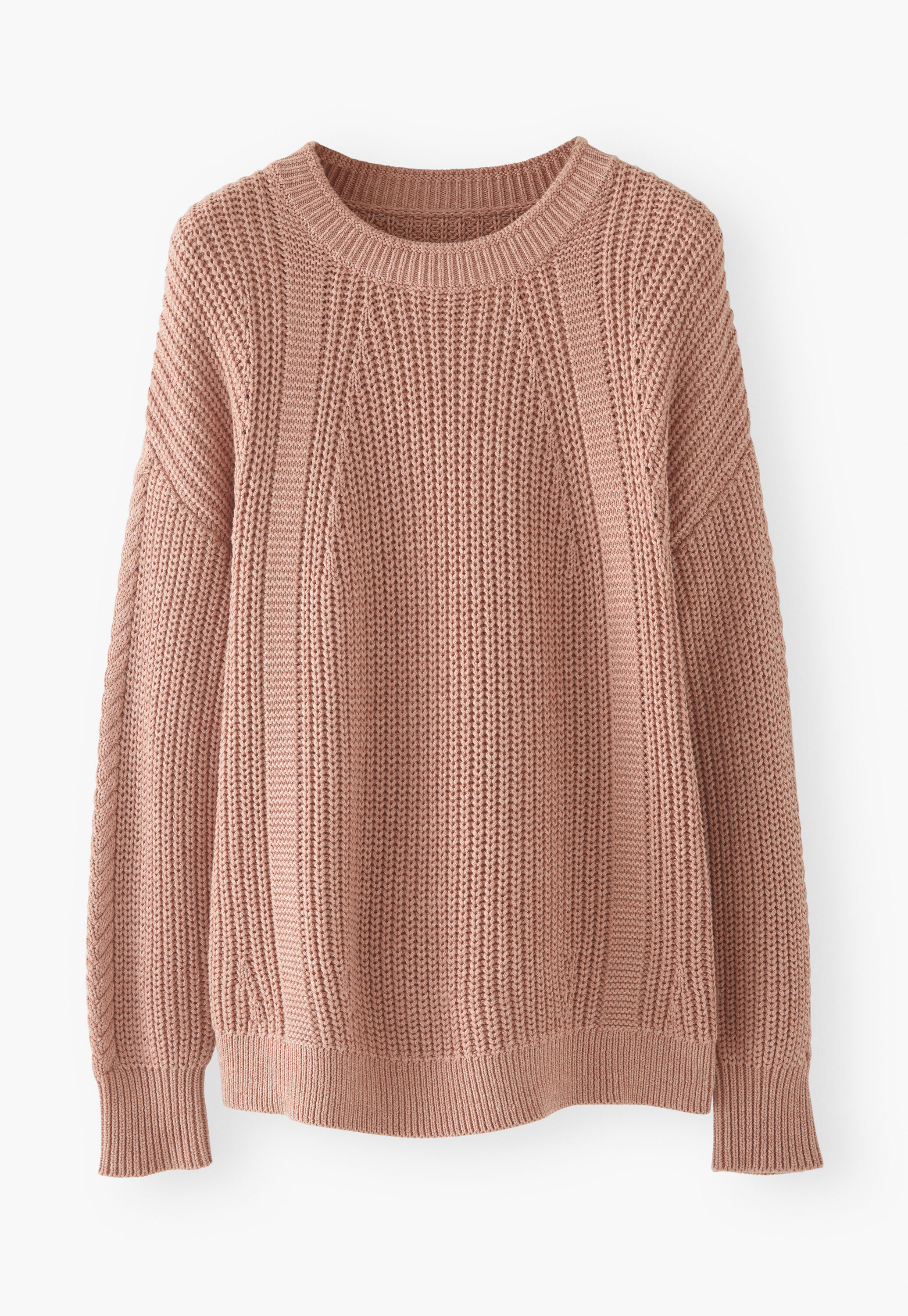 Cable-knit sweater