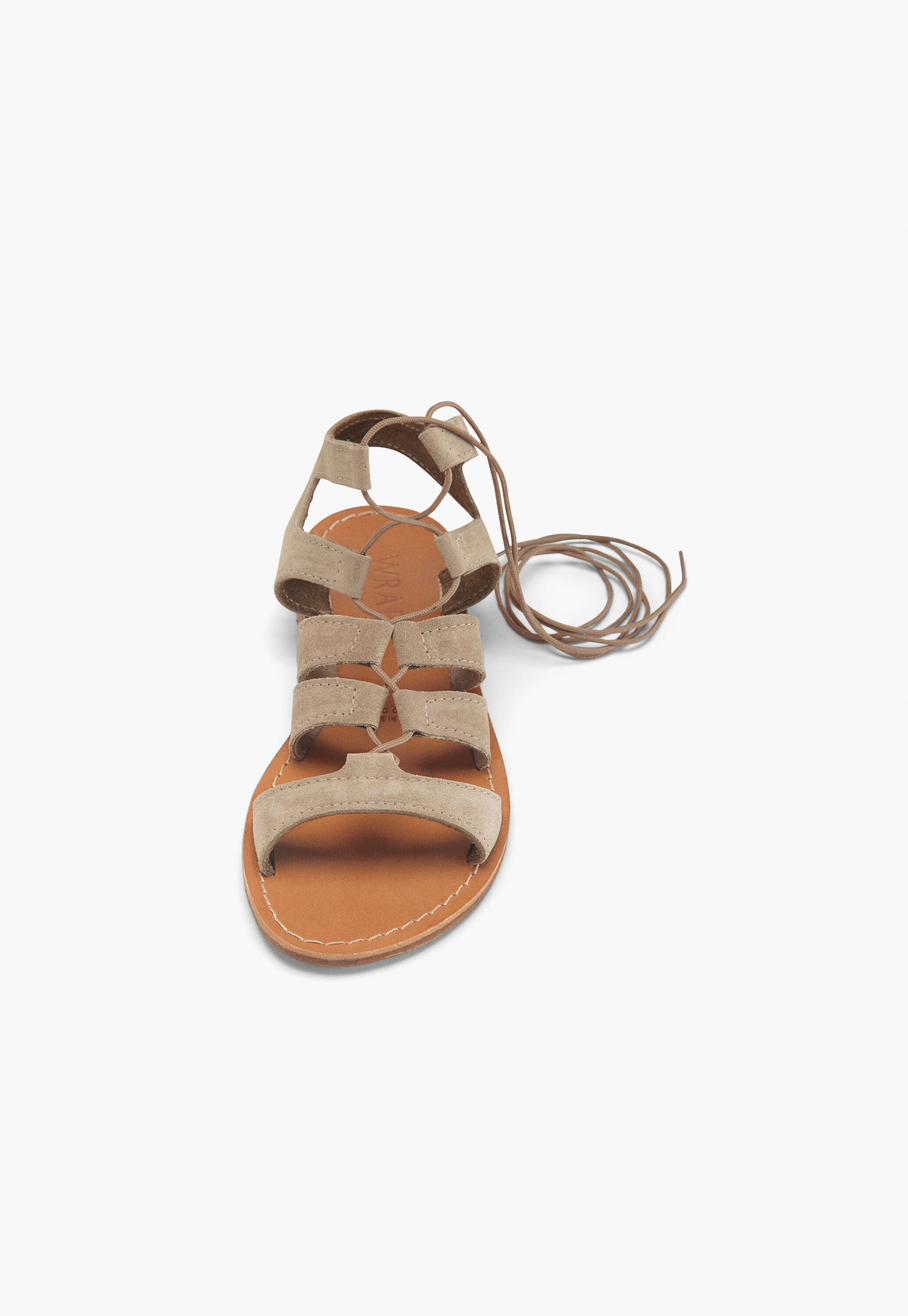 Lace-up sandals