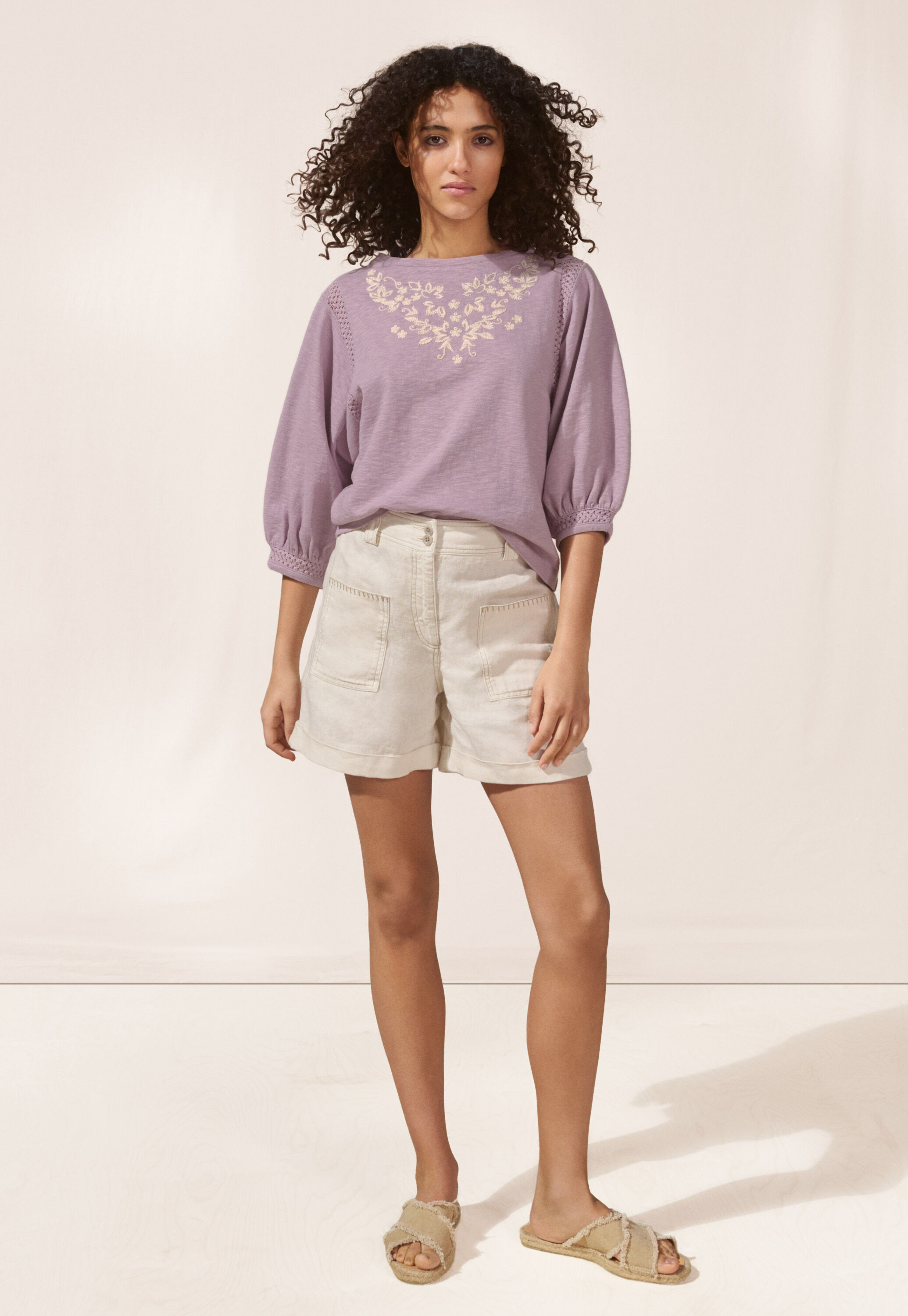 Embroidered sweatshirt