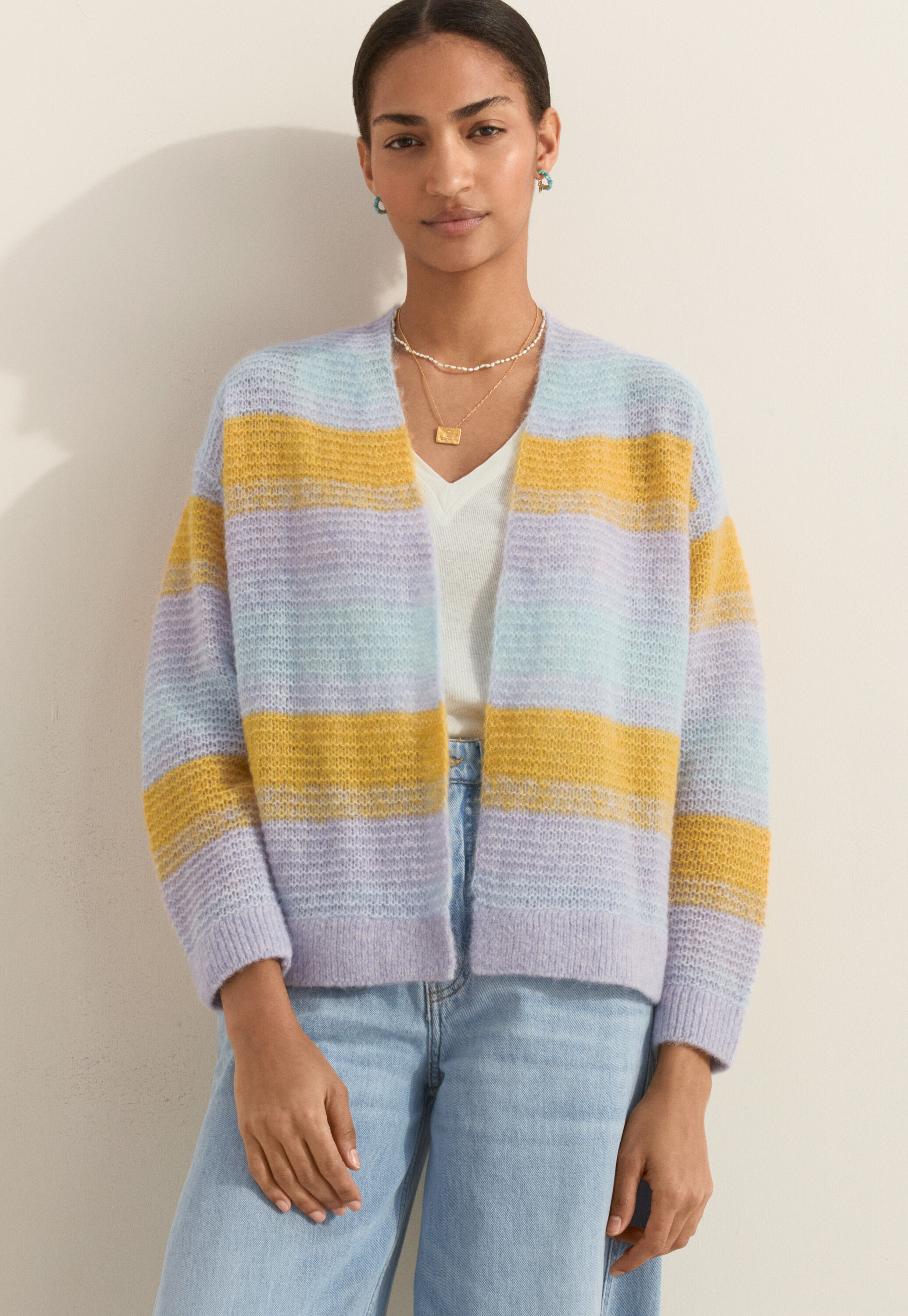 Striped cardigan