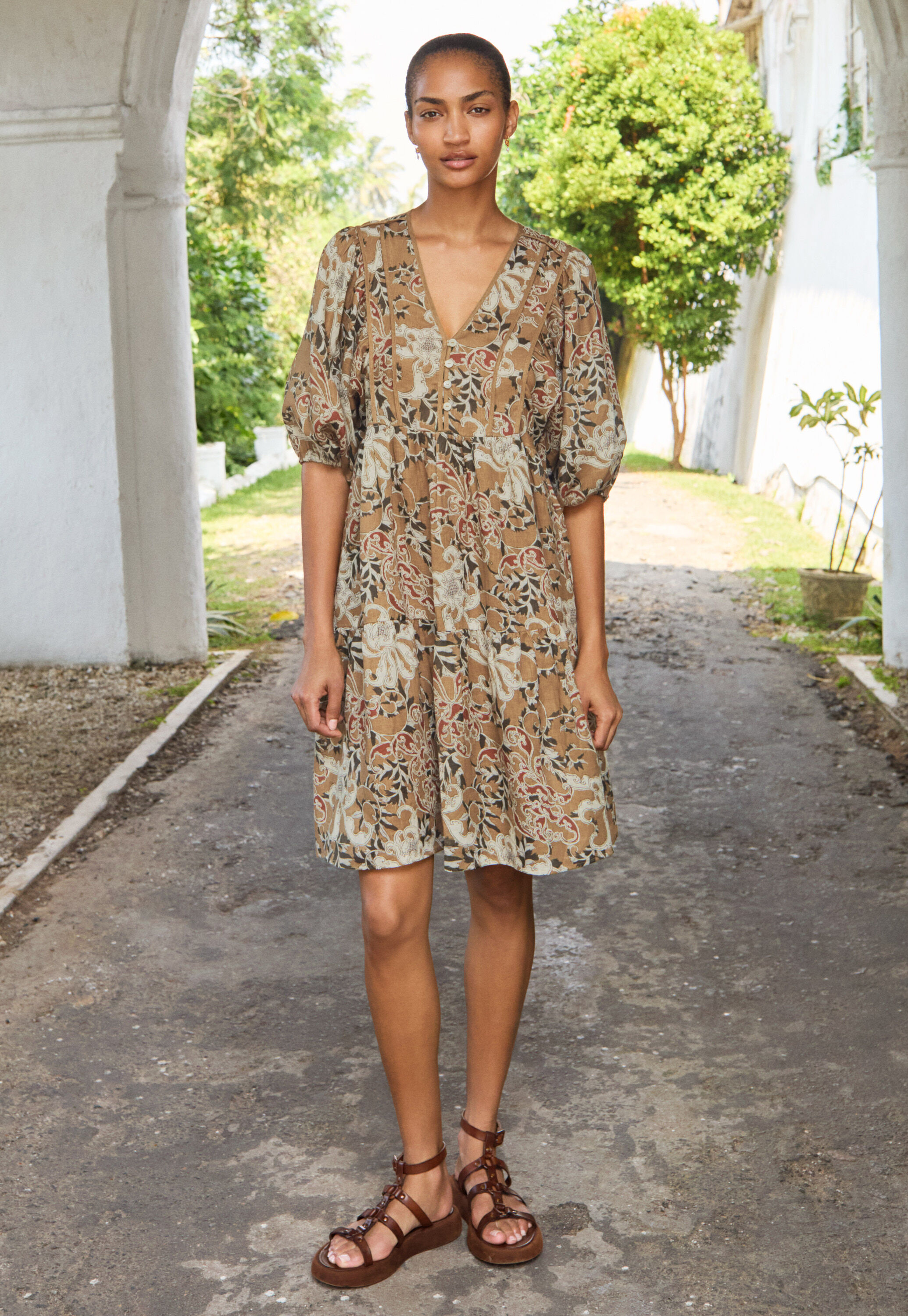Printed dress