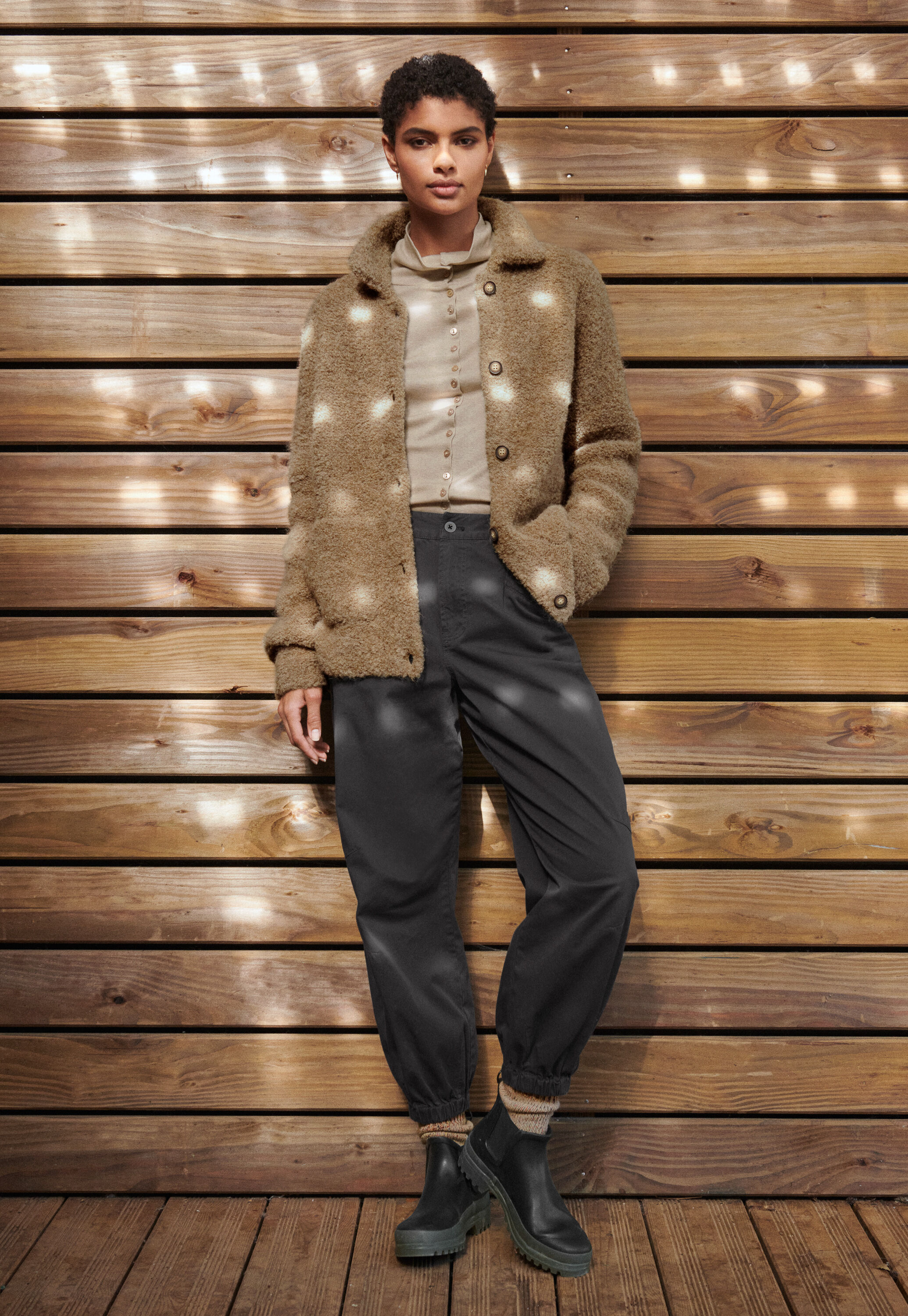 Twill trousers