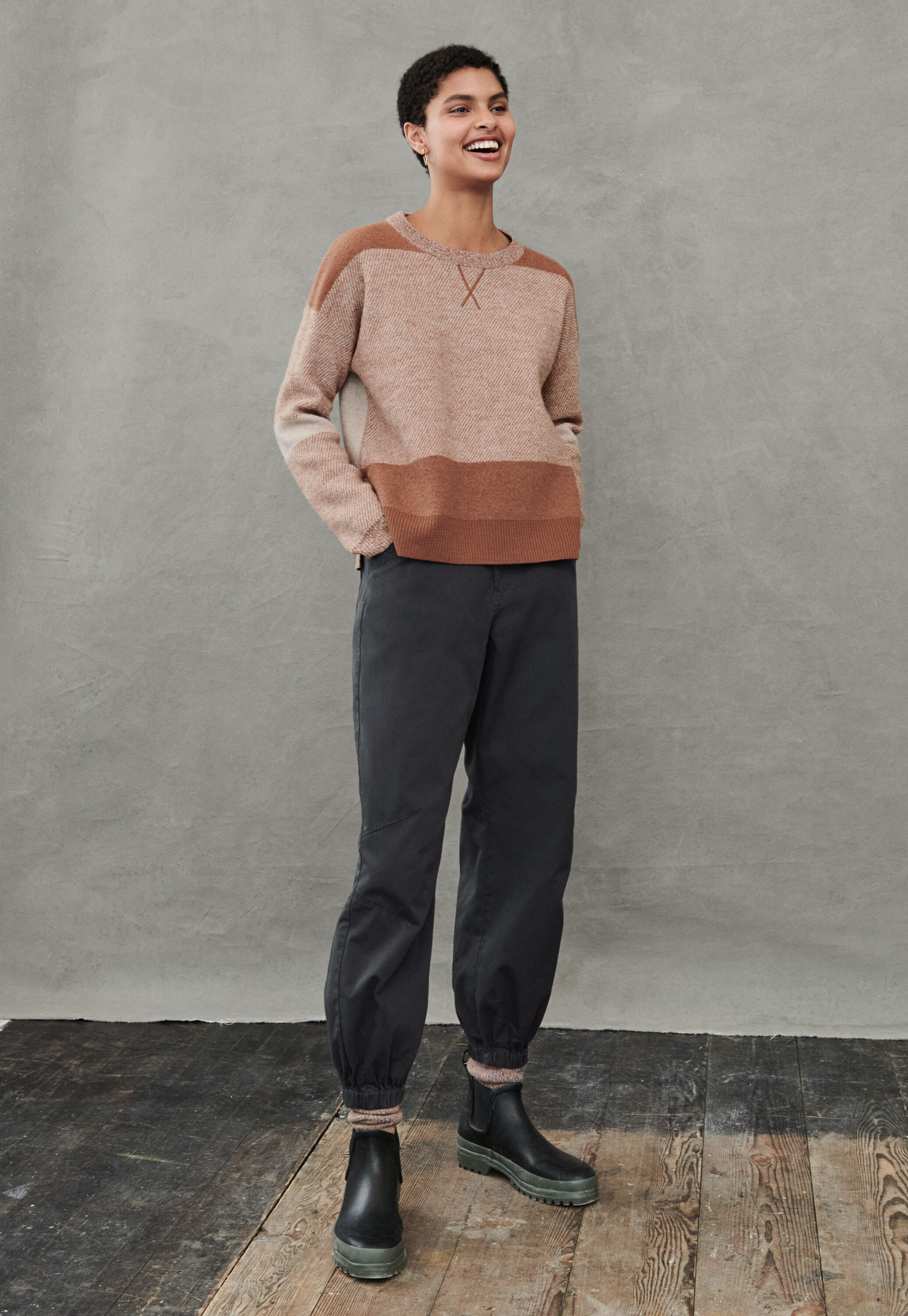 Twill trousers