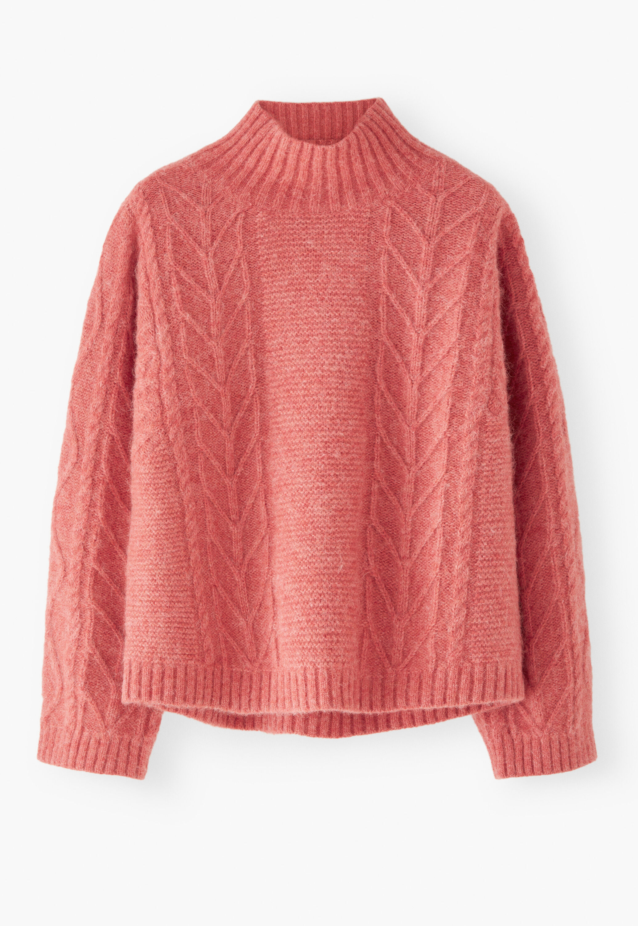 Cable-knit sweater