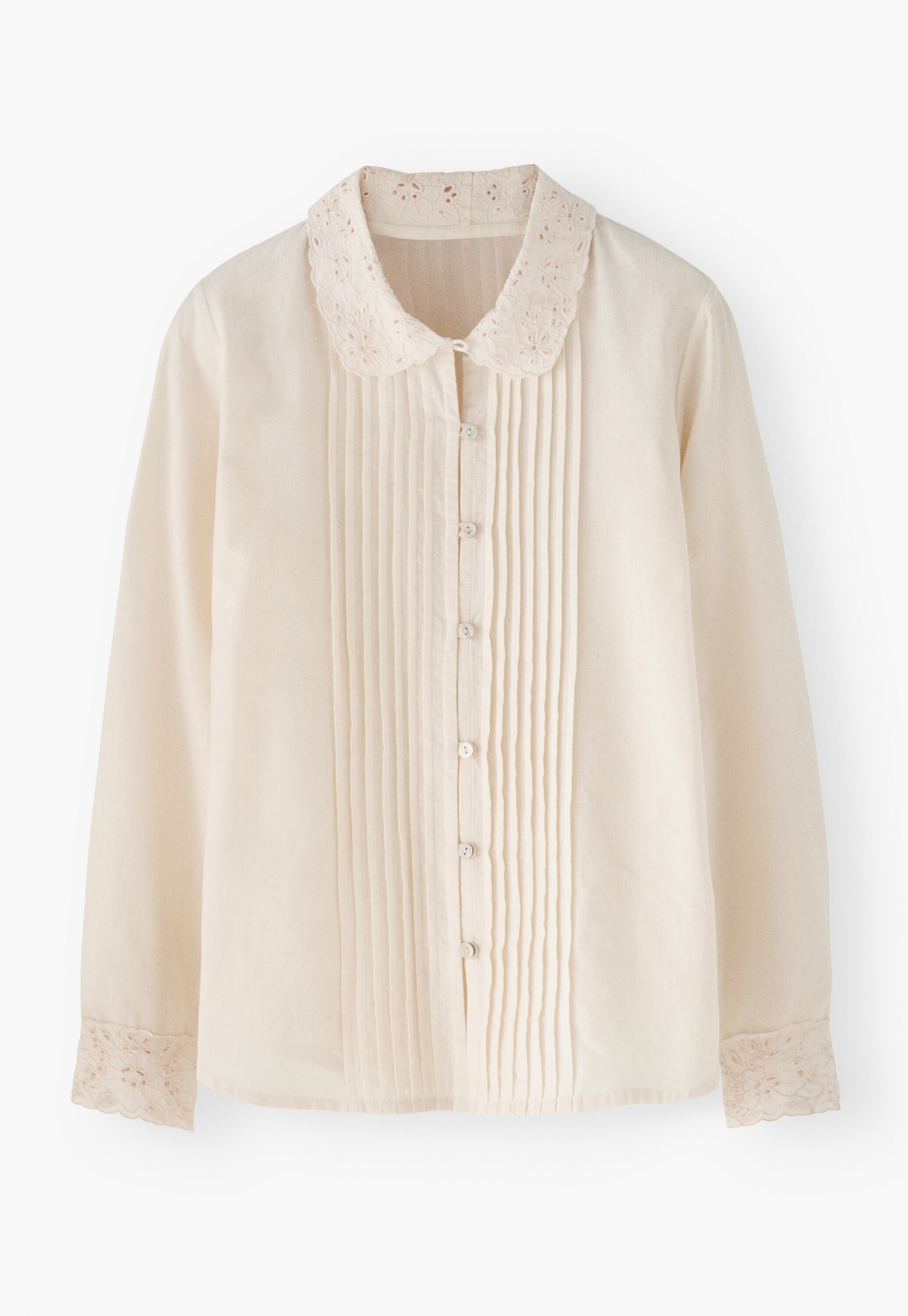 Pleated blouse