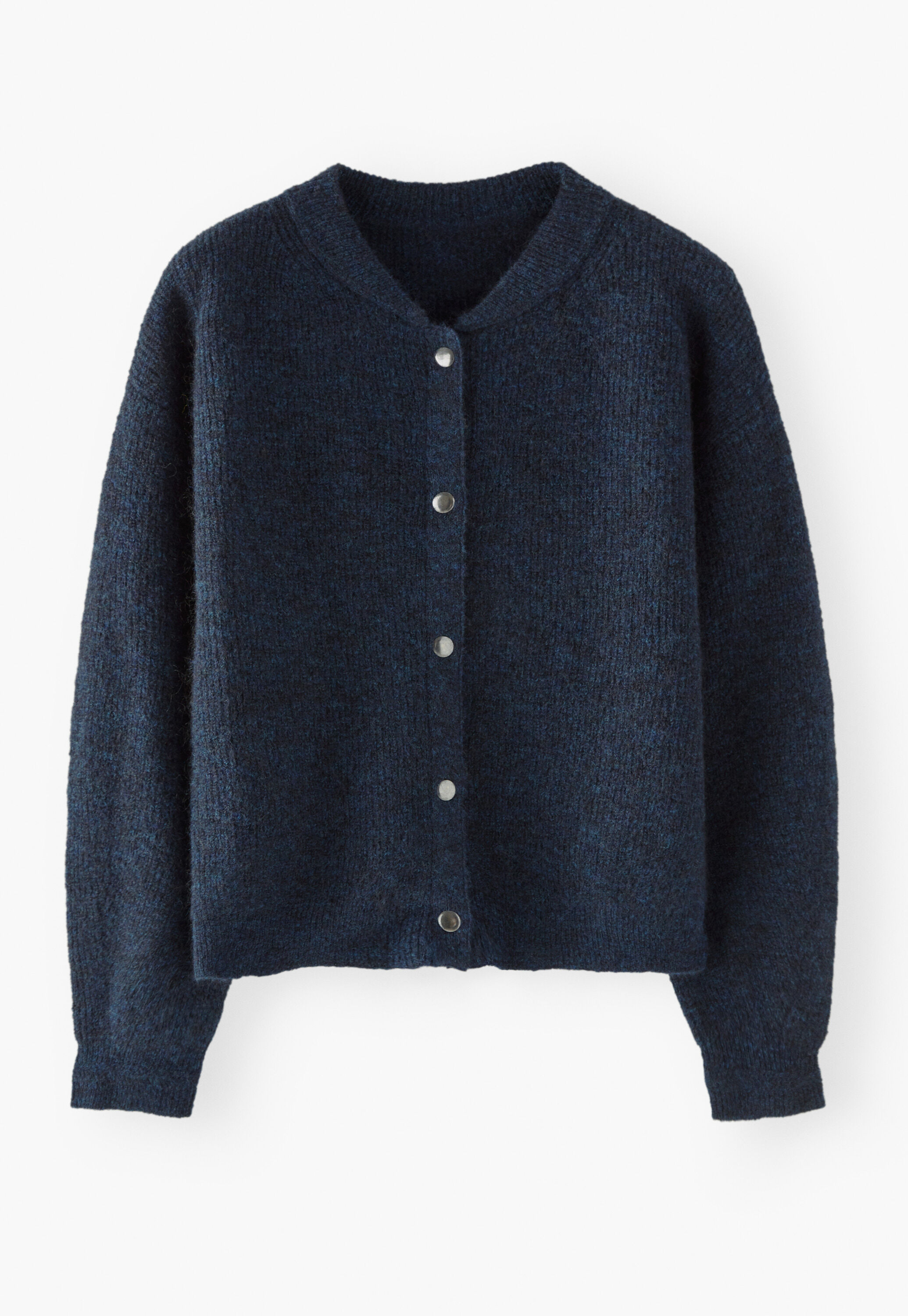 Rib-stitch bomber jacket