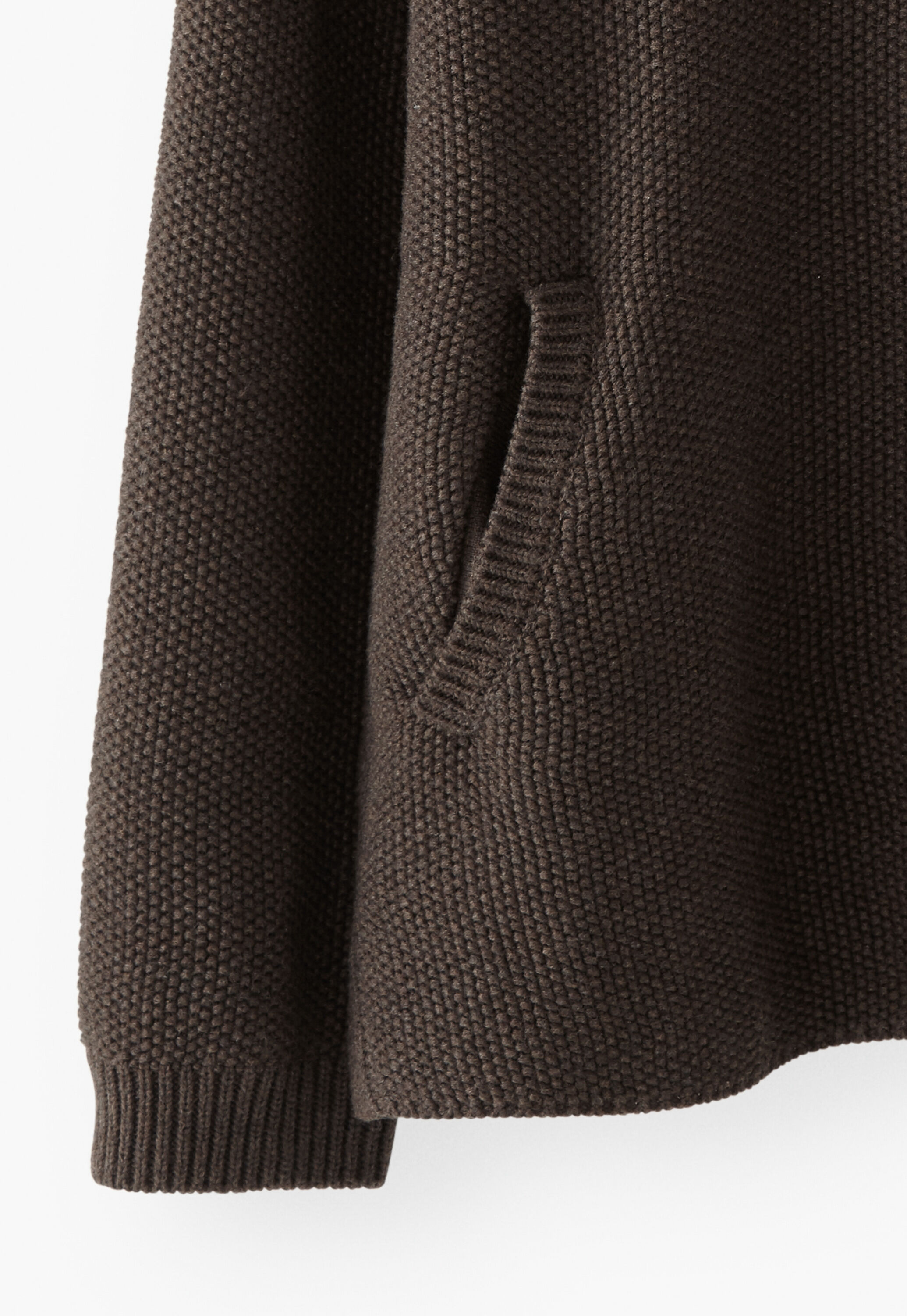 Knitted hoodie