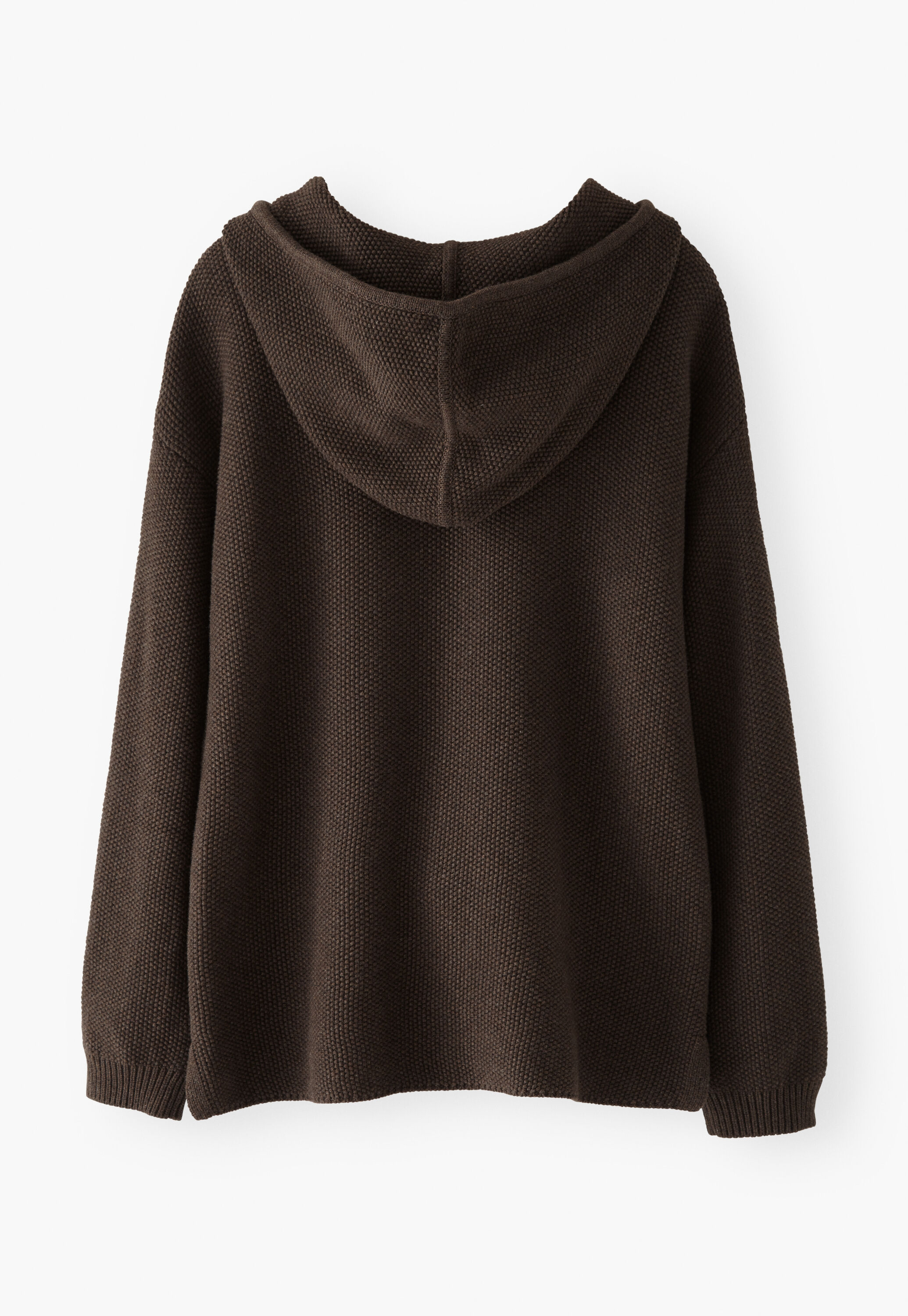 Knitted hoodie