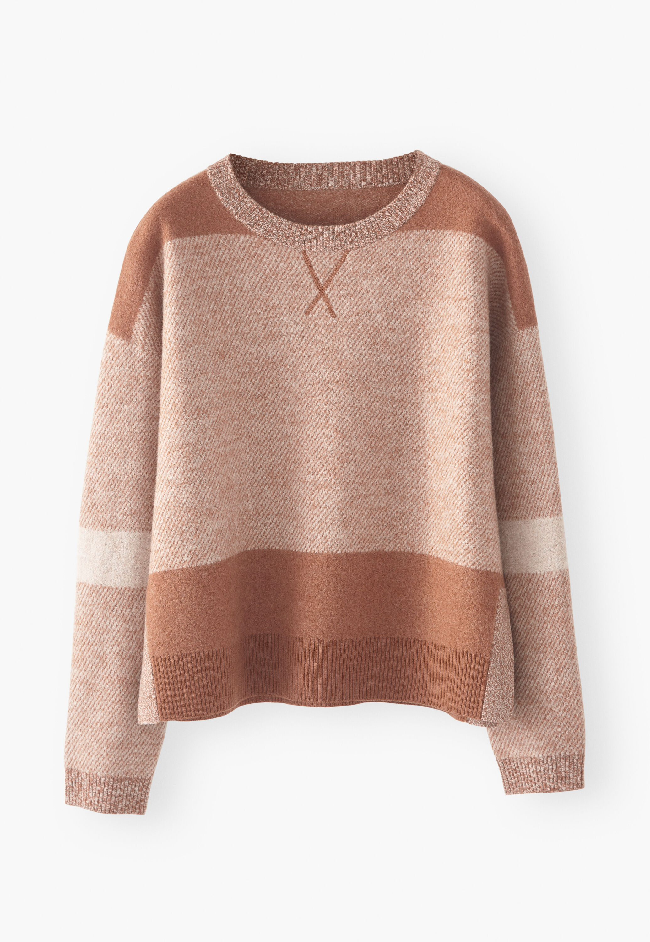 Colour-block sweater