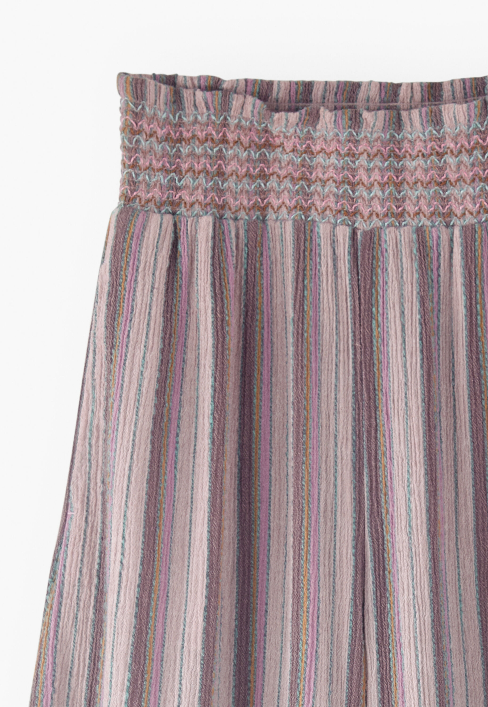 Striped trousers