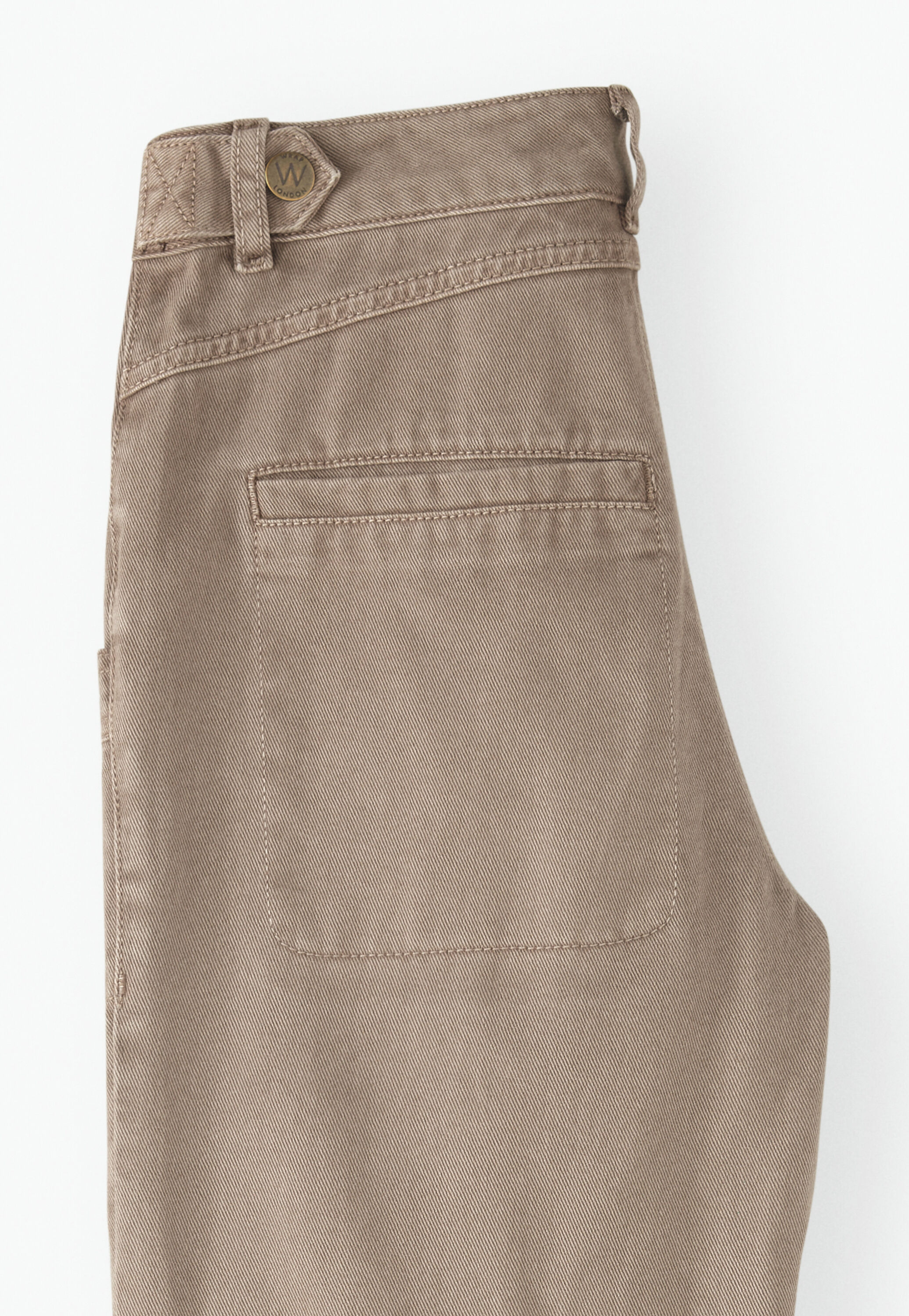 Seamed trousers