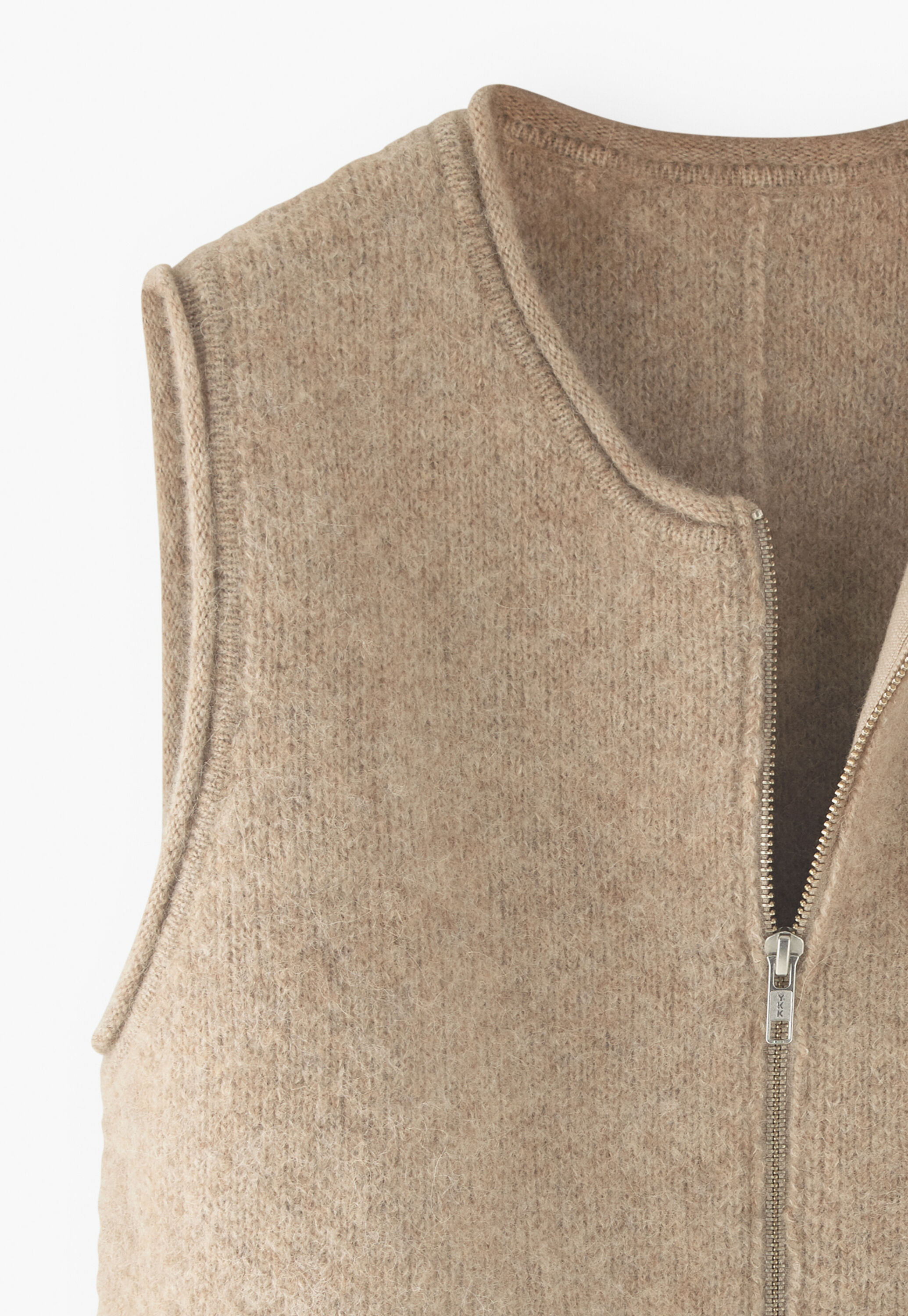 Knitted gilet