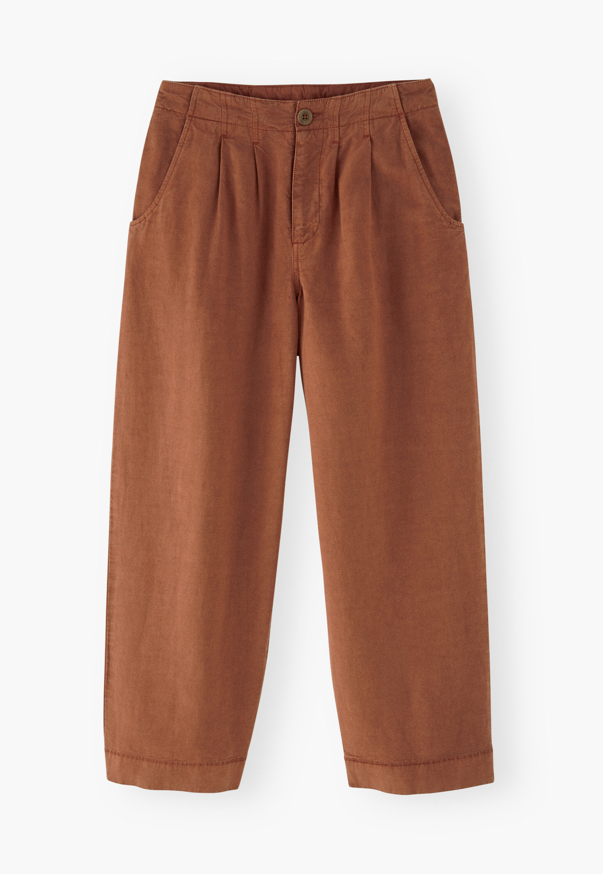Pleat-detail trousers