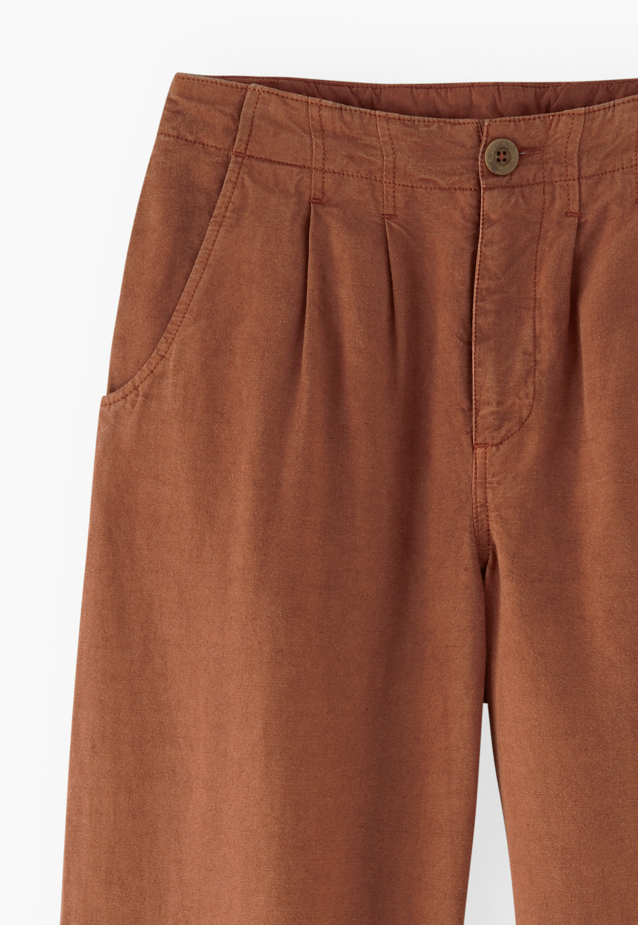 Pleat-detail trousers