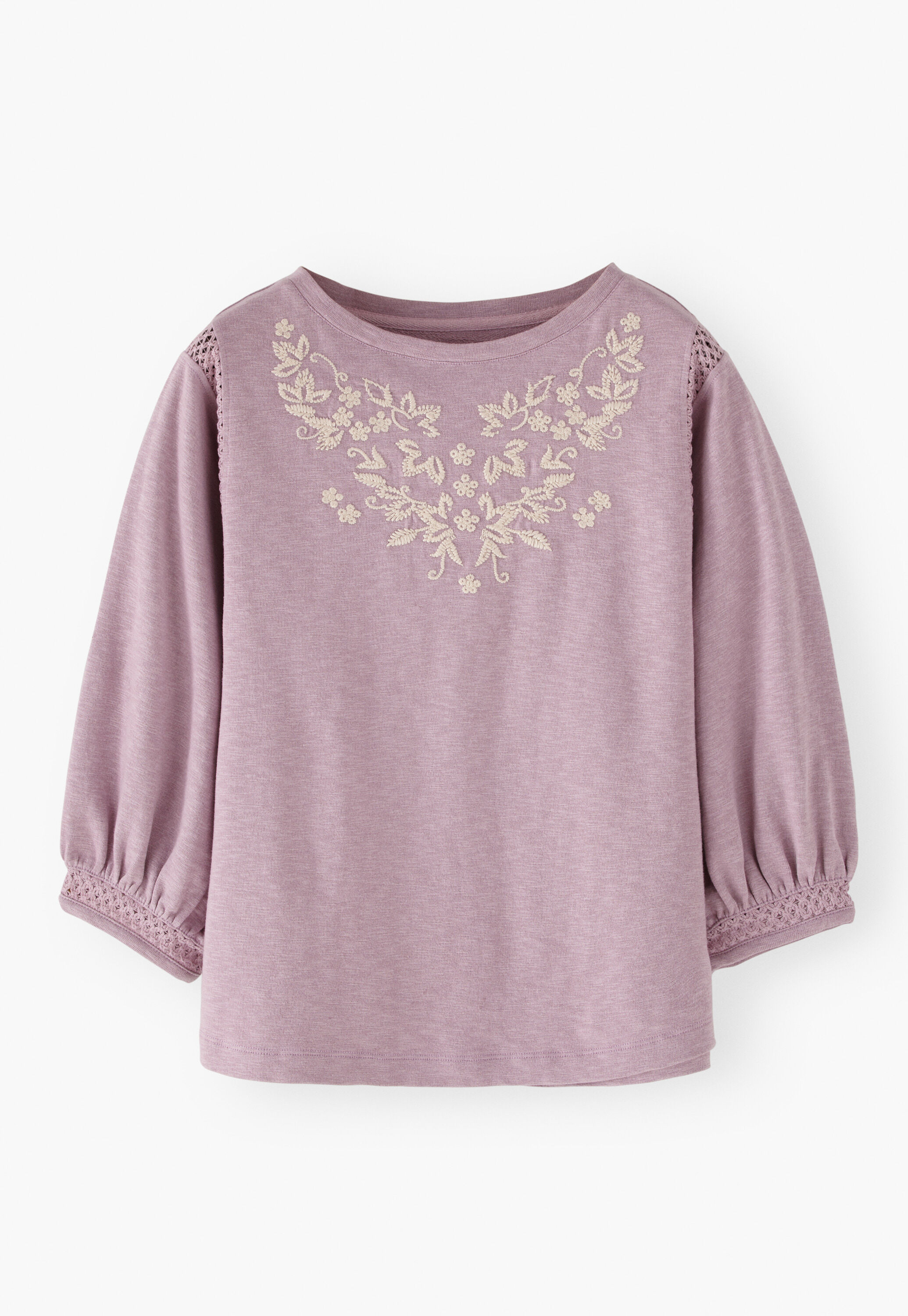 Embroidered sweatshirt