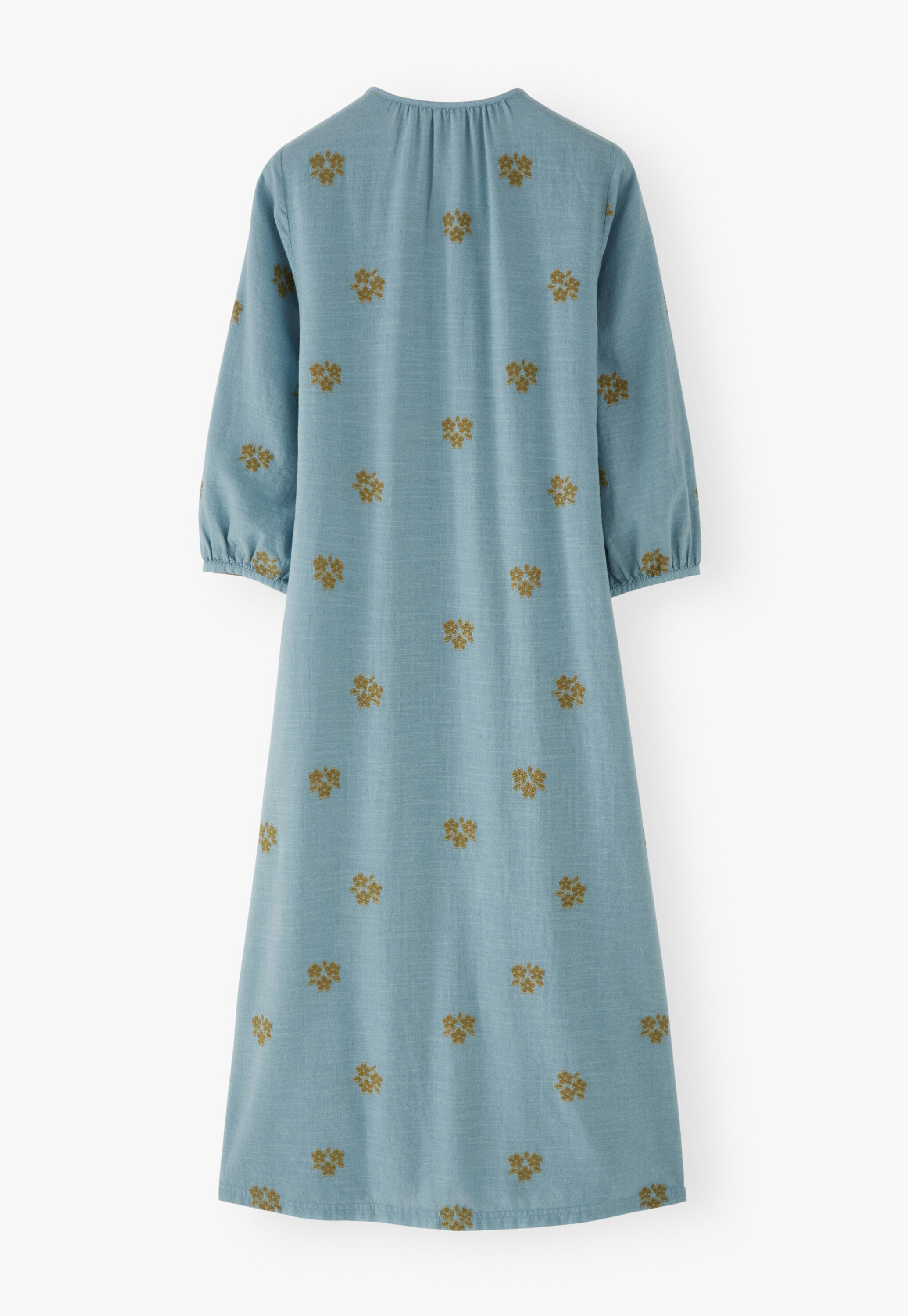 Clipped jacquard dress