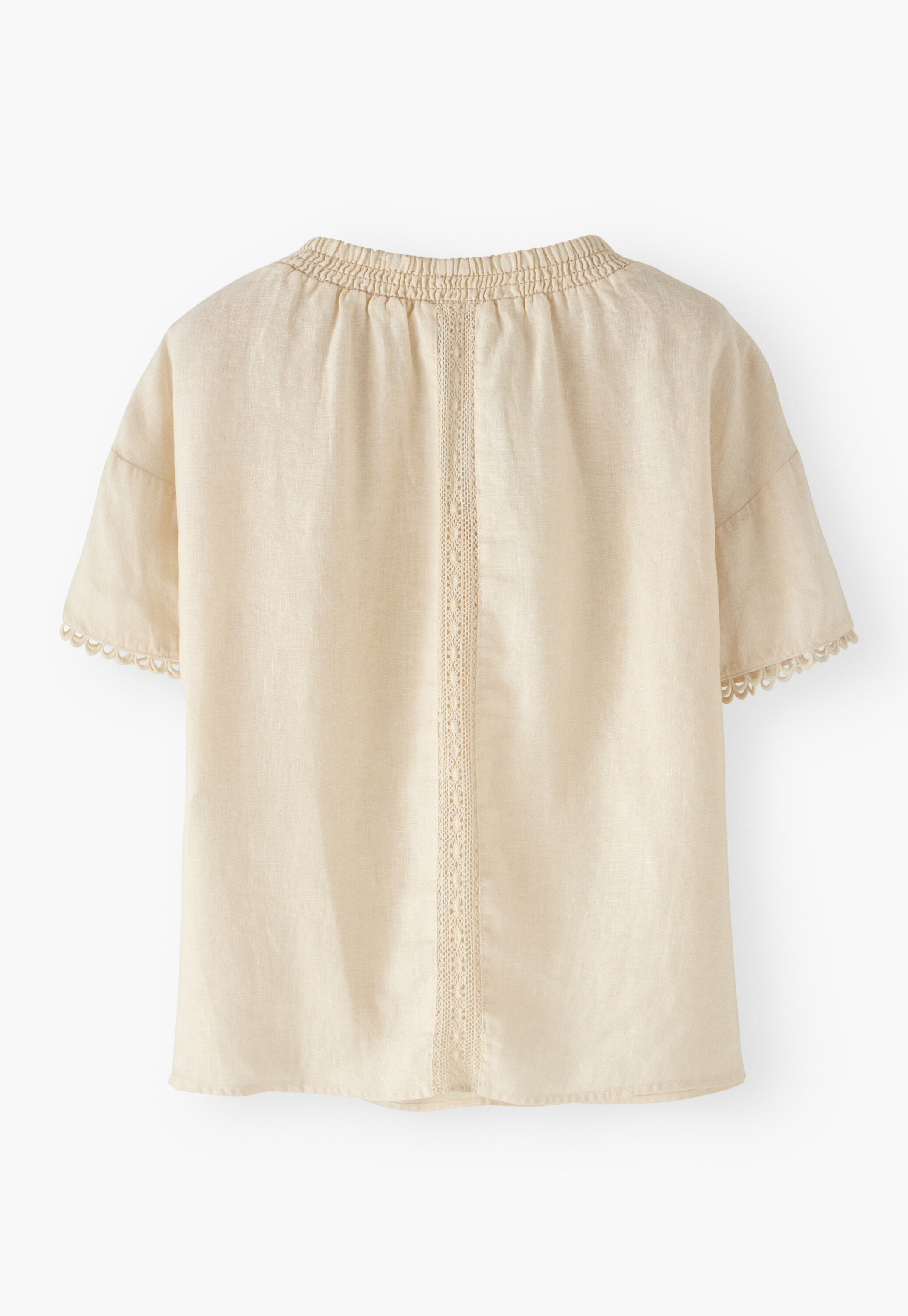 Lace-detail blouse
