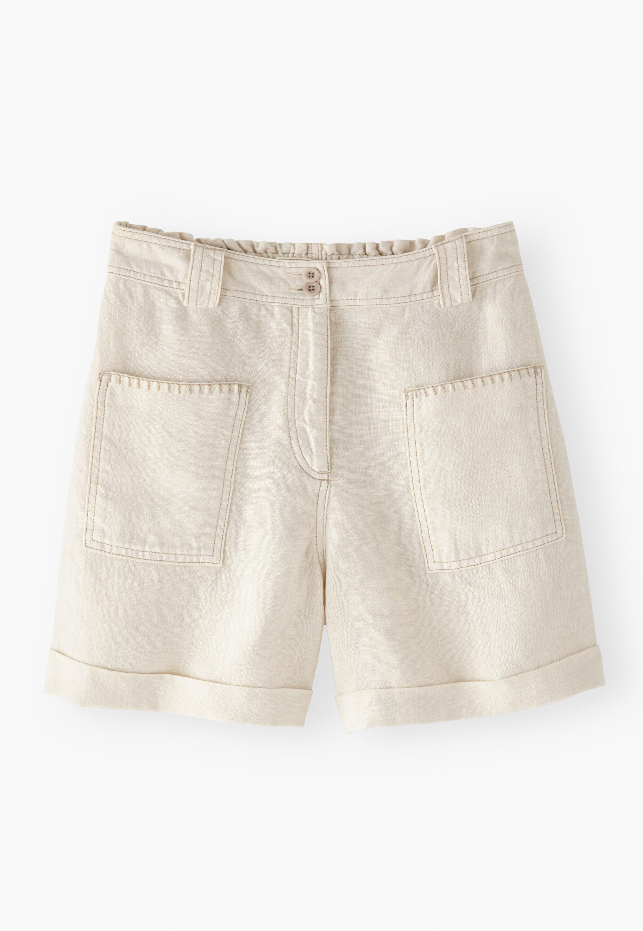 Patch-pocket shorts