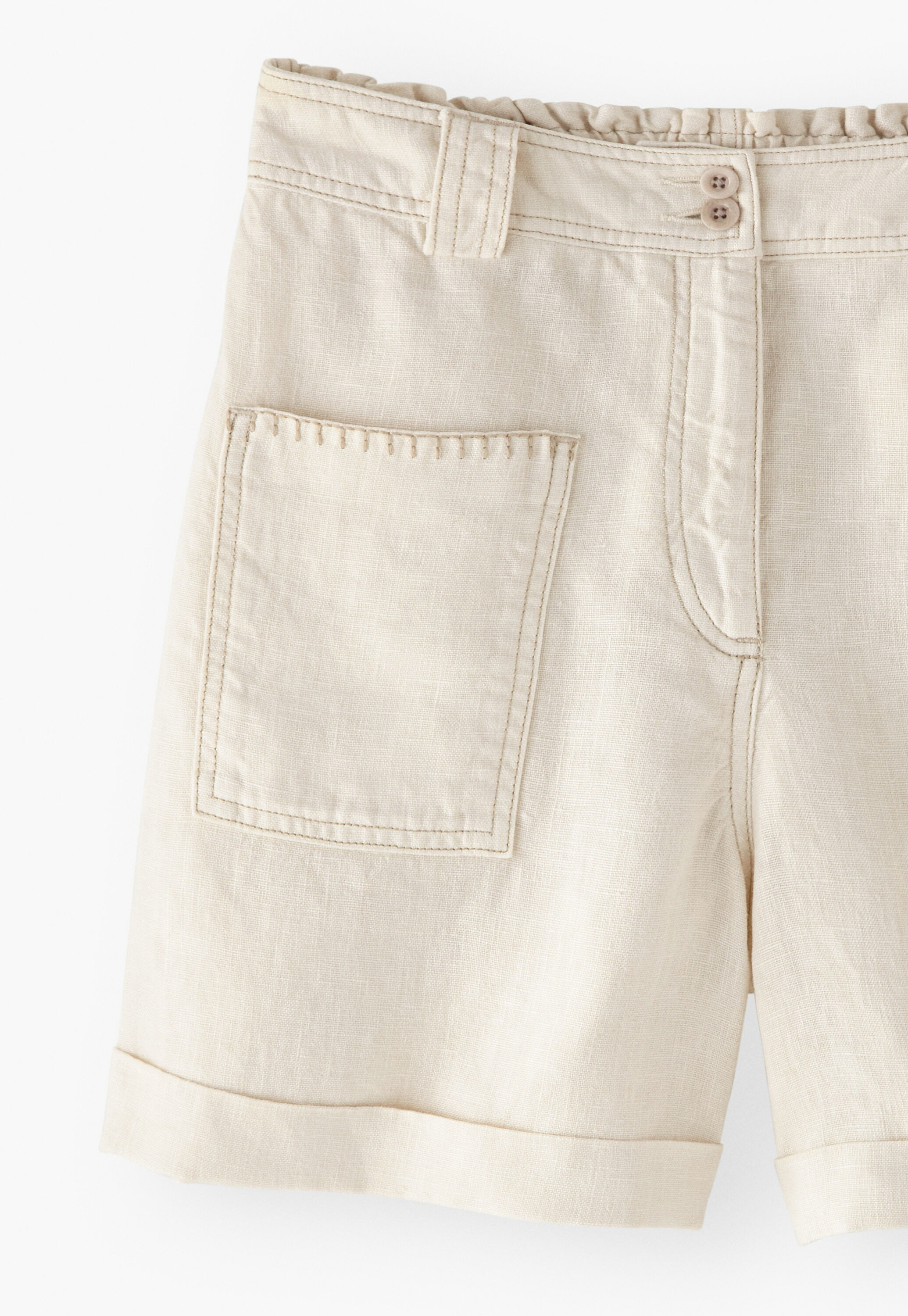 Patch-pocket shorts