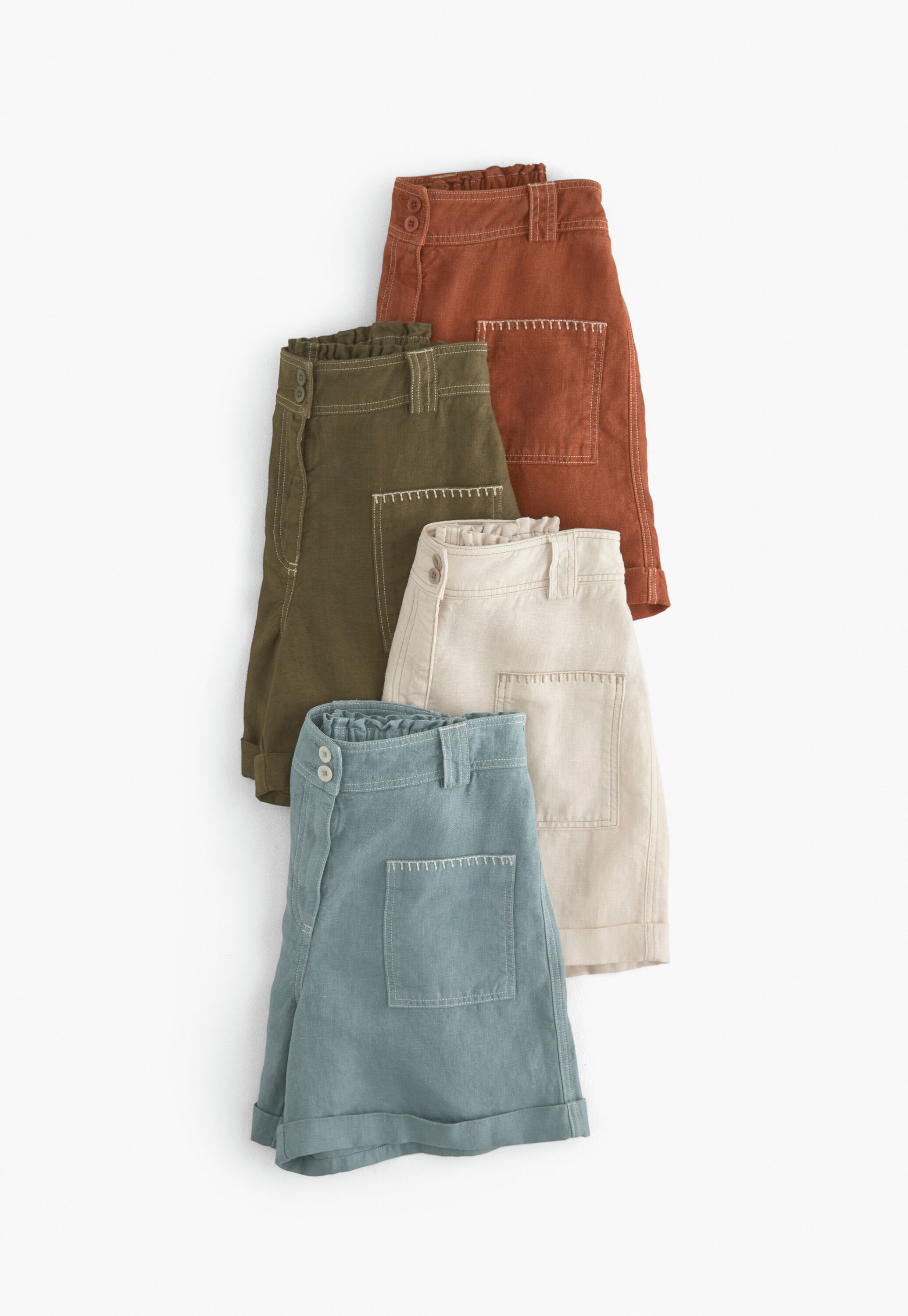 Patch-pocket shorts