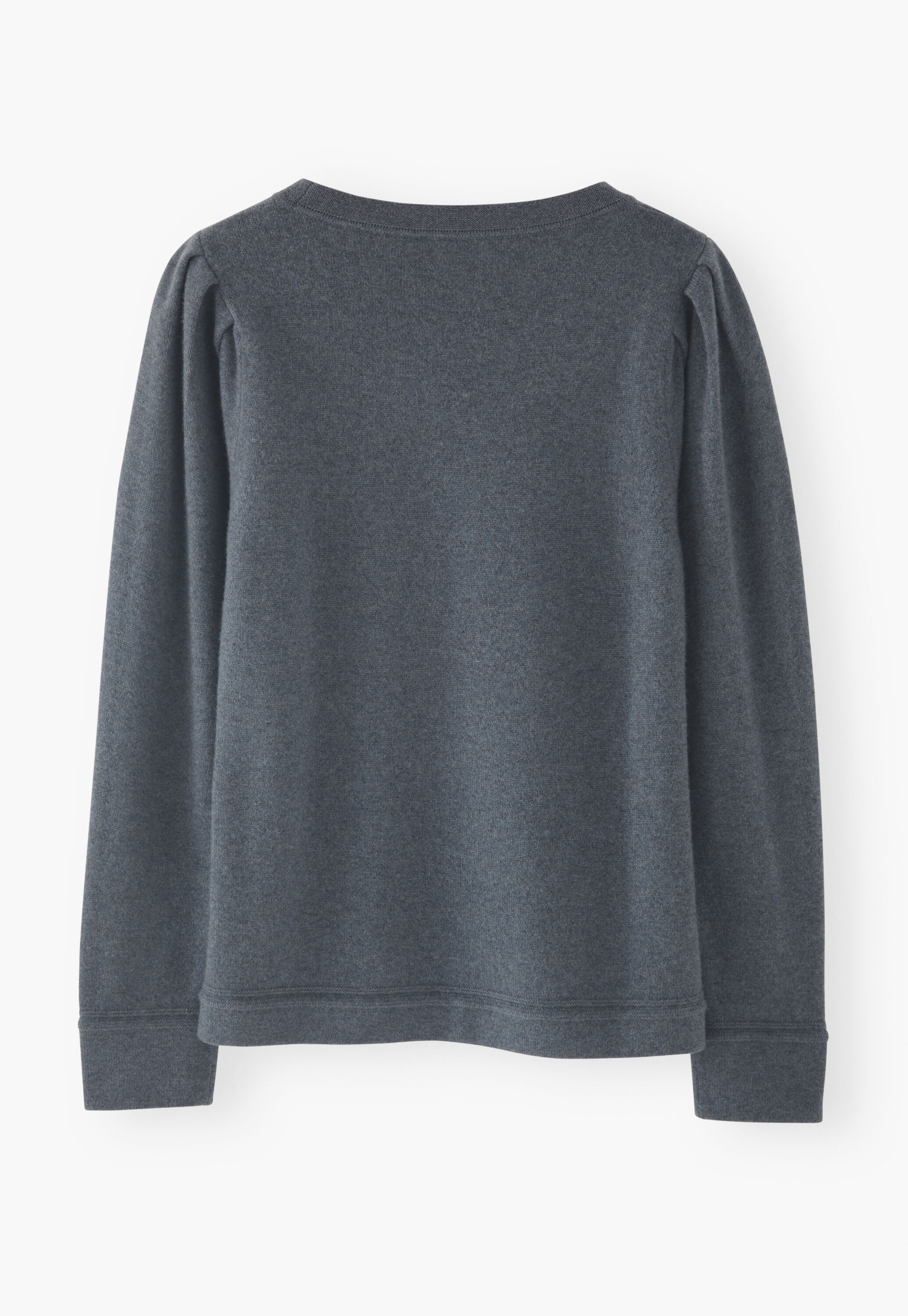 Puff-sleeve sweater