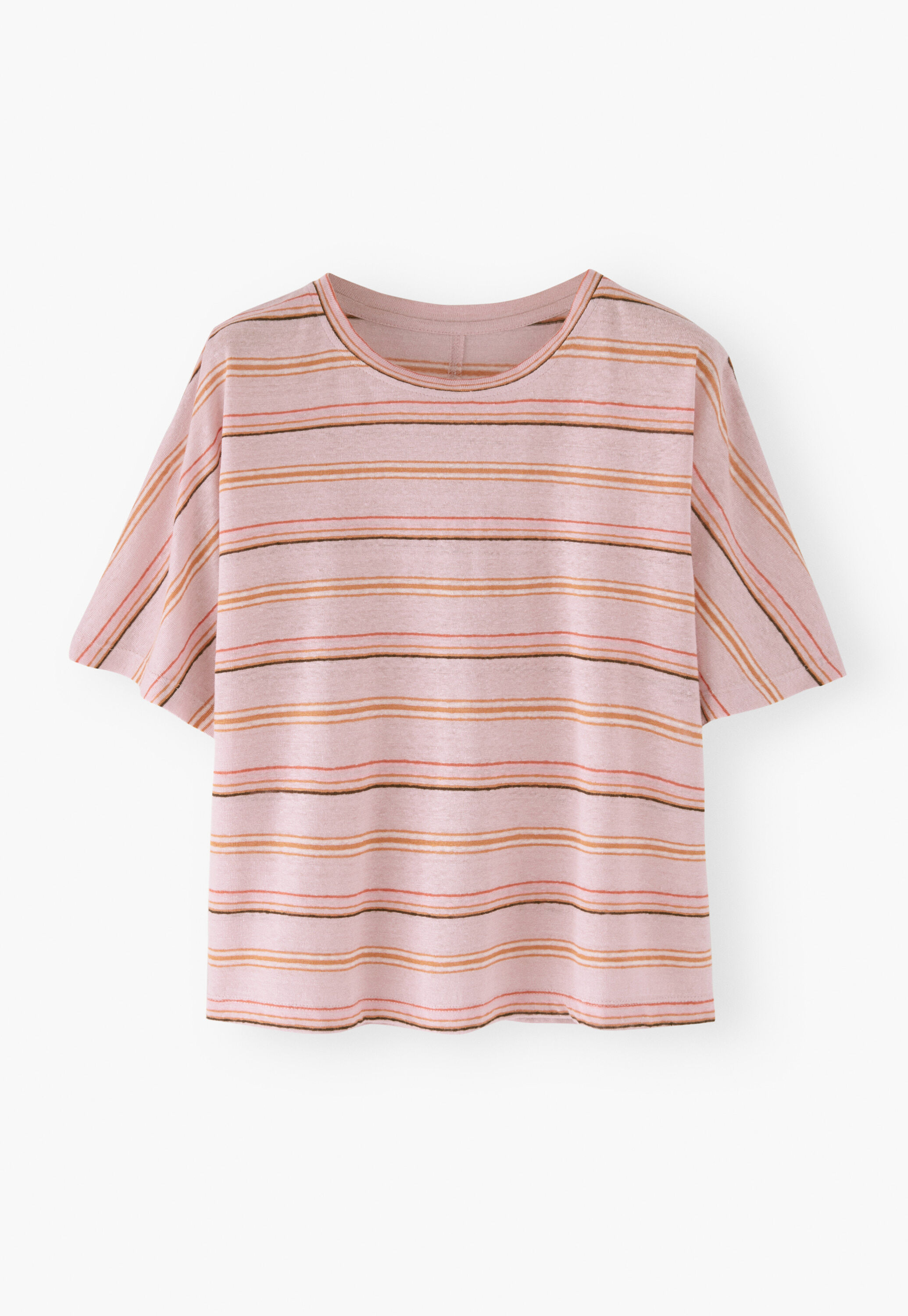 Striped boxy T-shirt