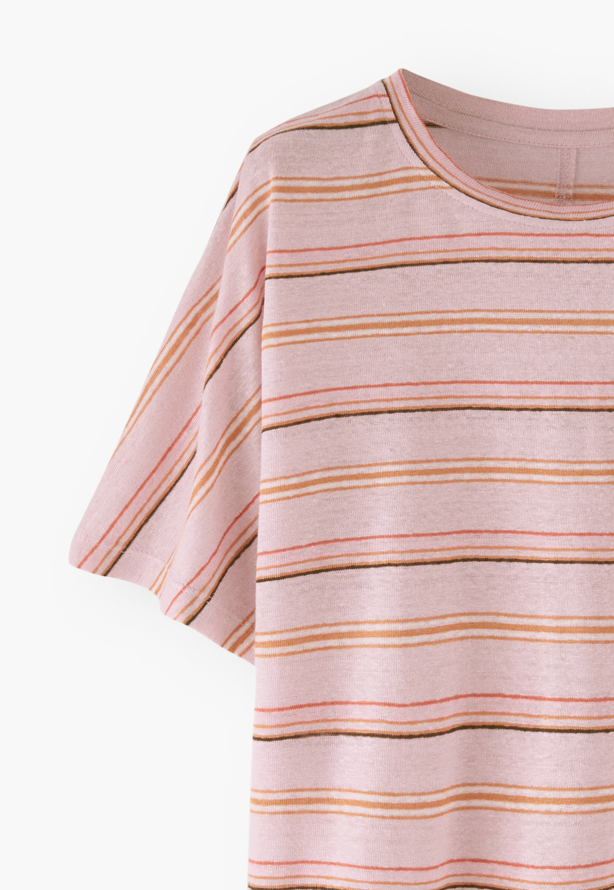 Striped boxy T-shirt