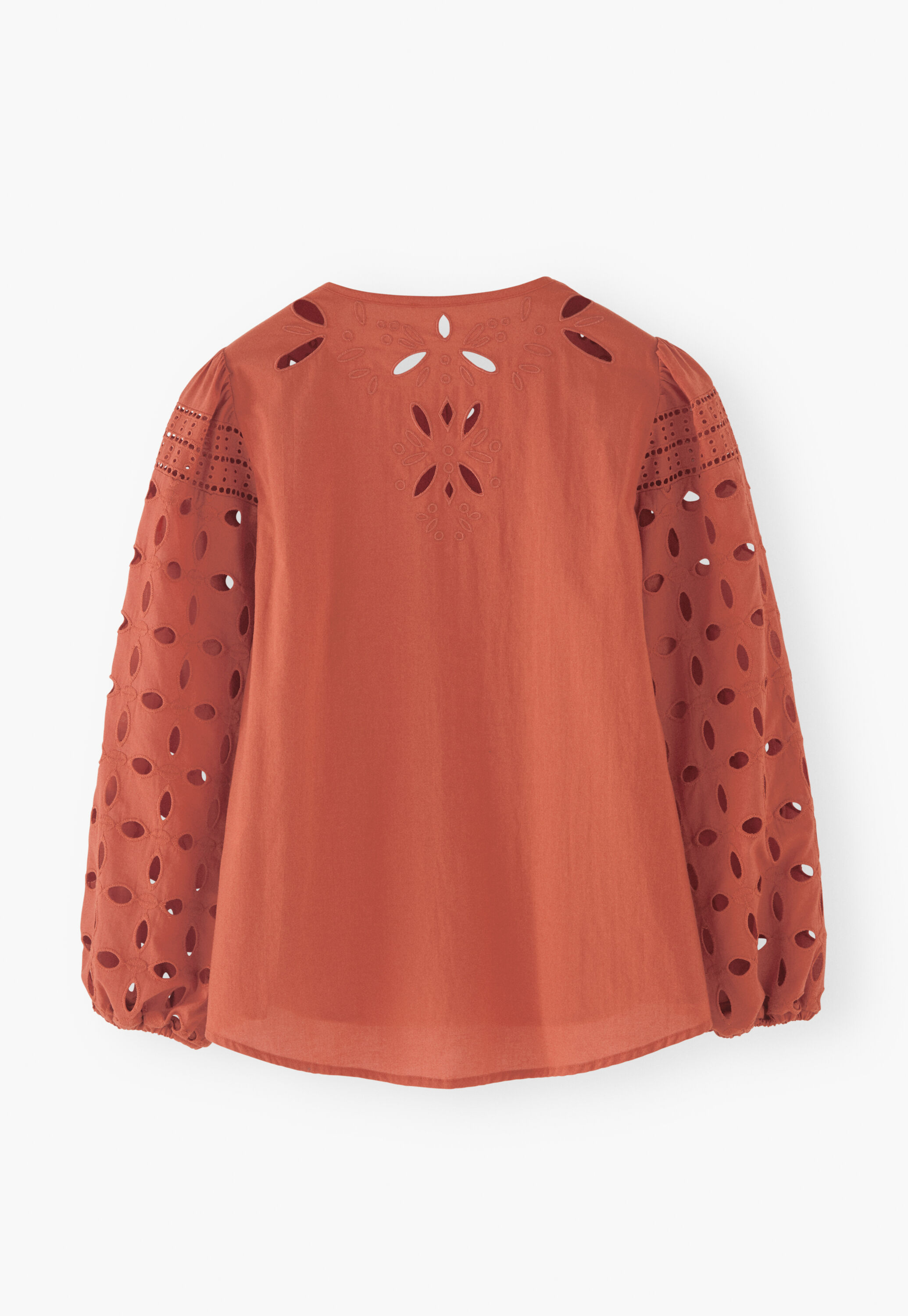 Broderie cutwork blouse