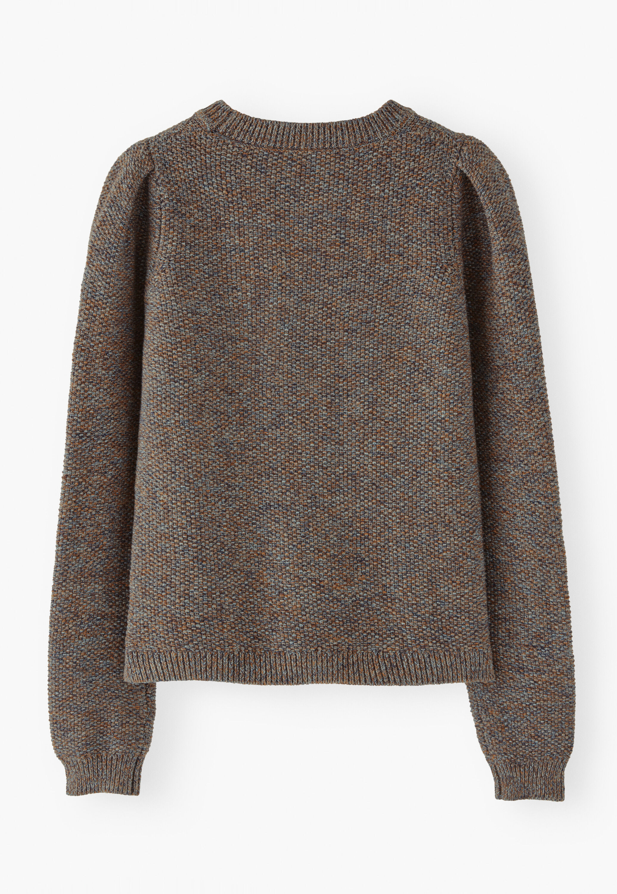 Moss-stitch sweater