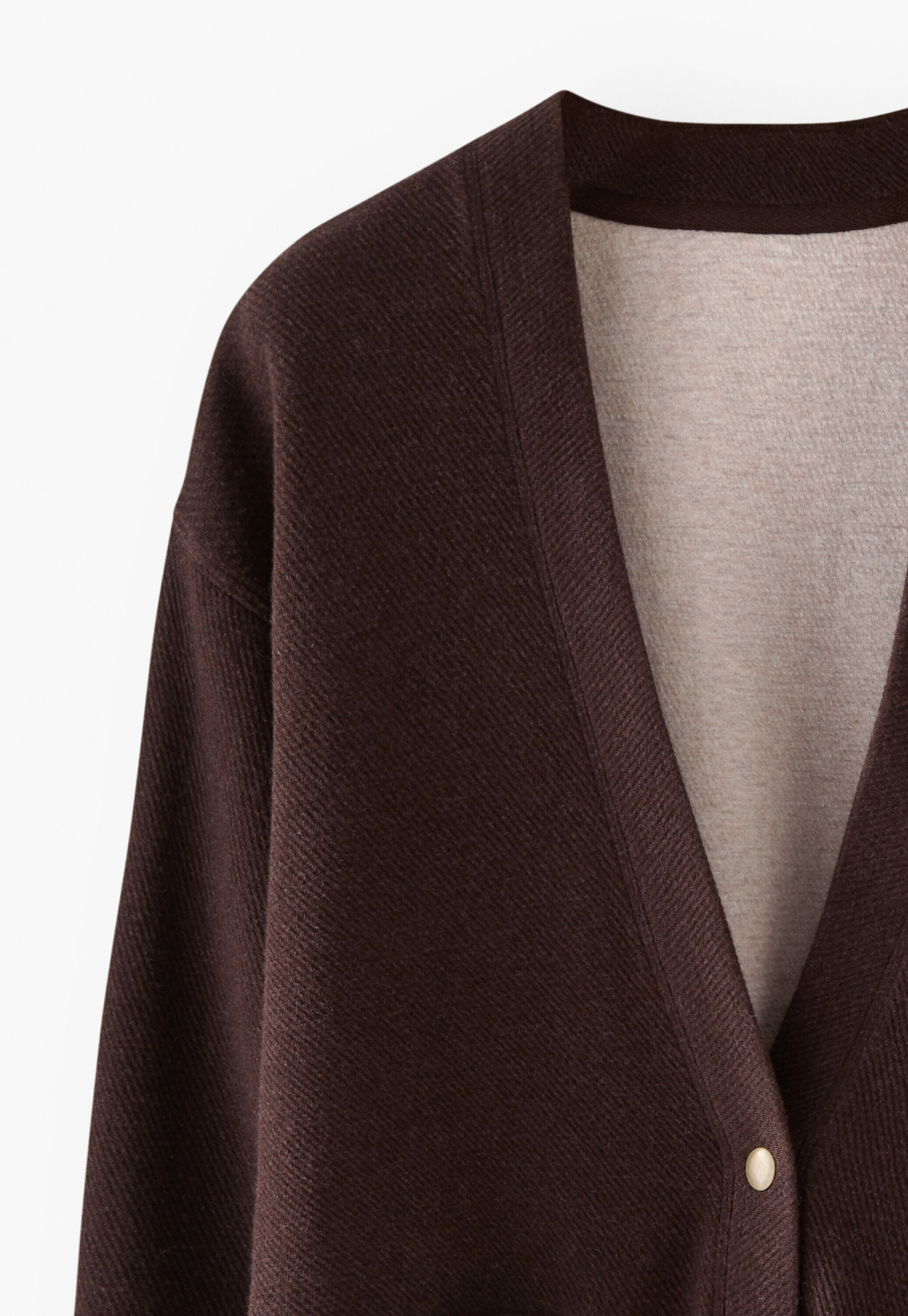 Jersey cardigan