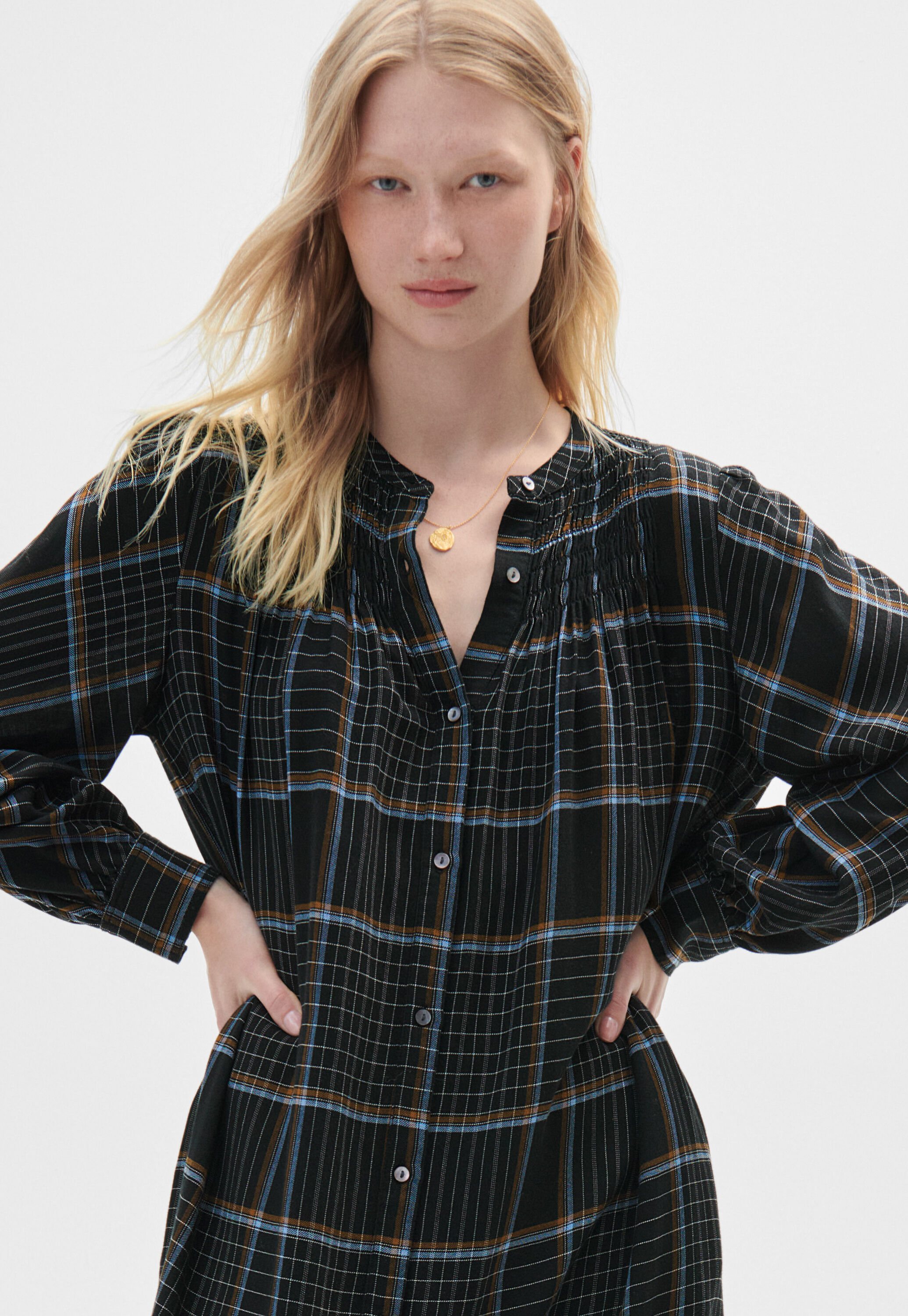 Checked dress