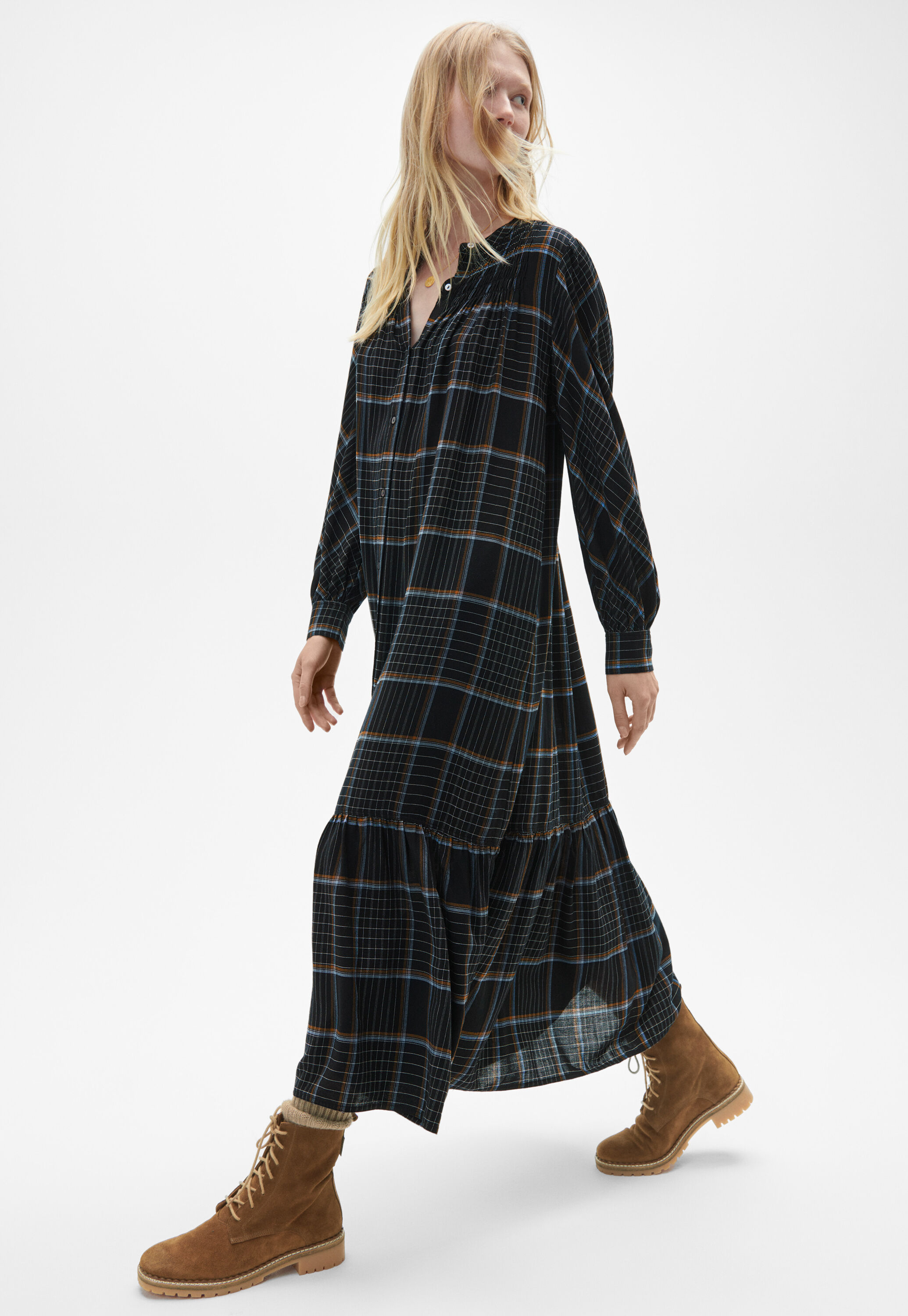 Checked dress