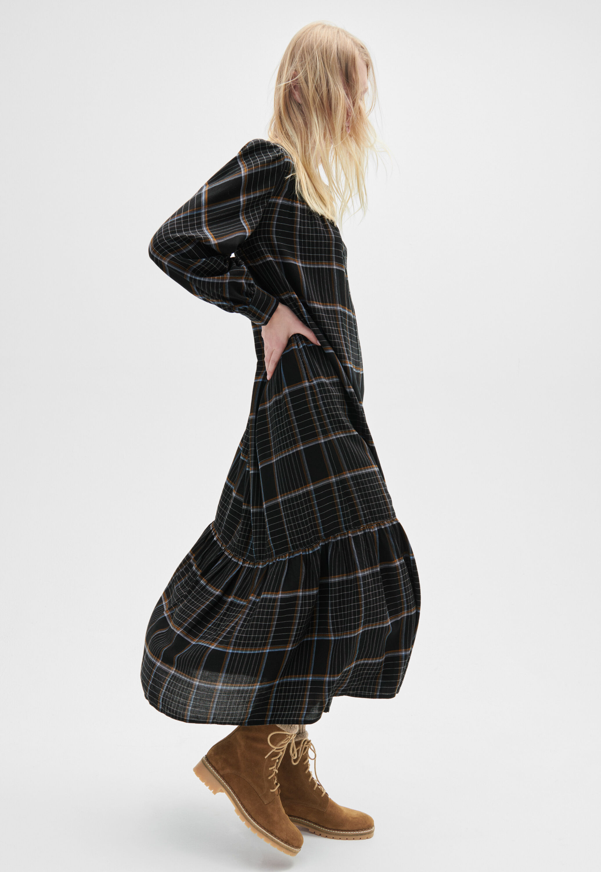Checked dress