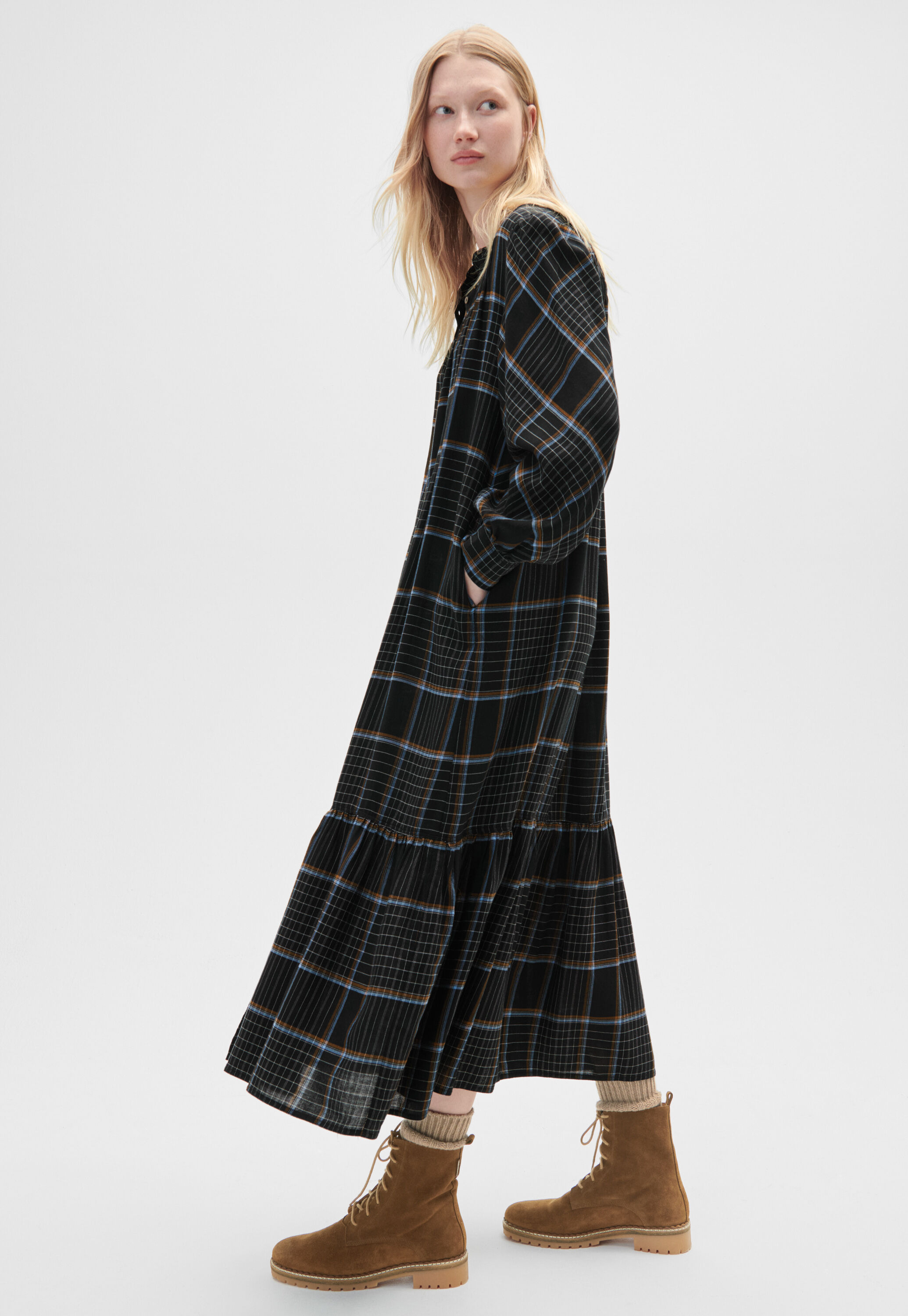 Checked dress