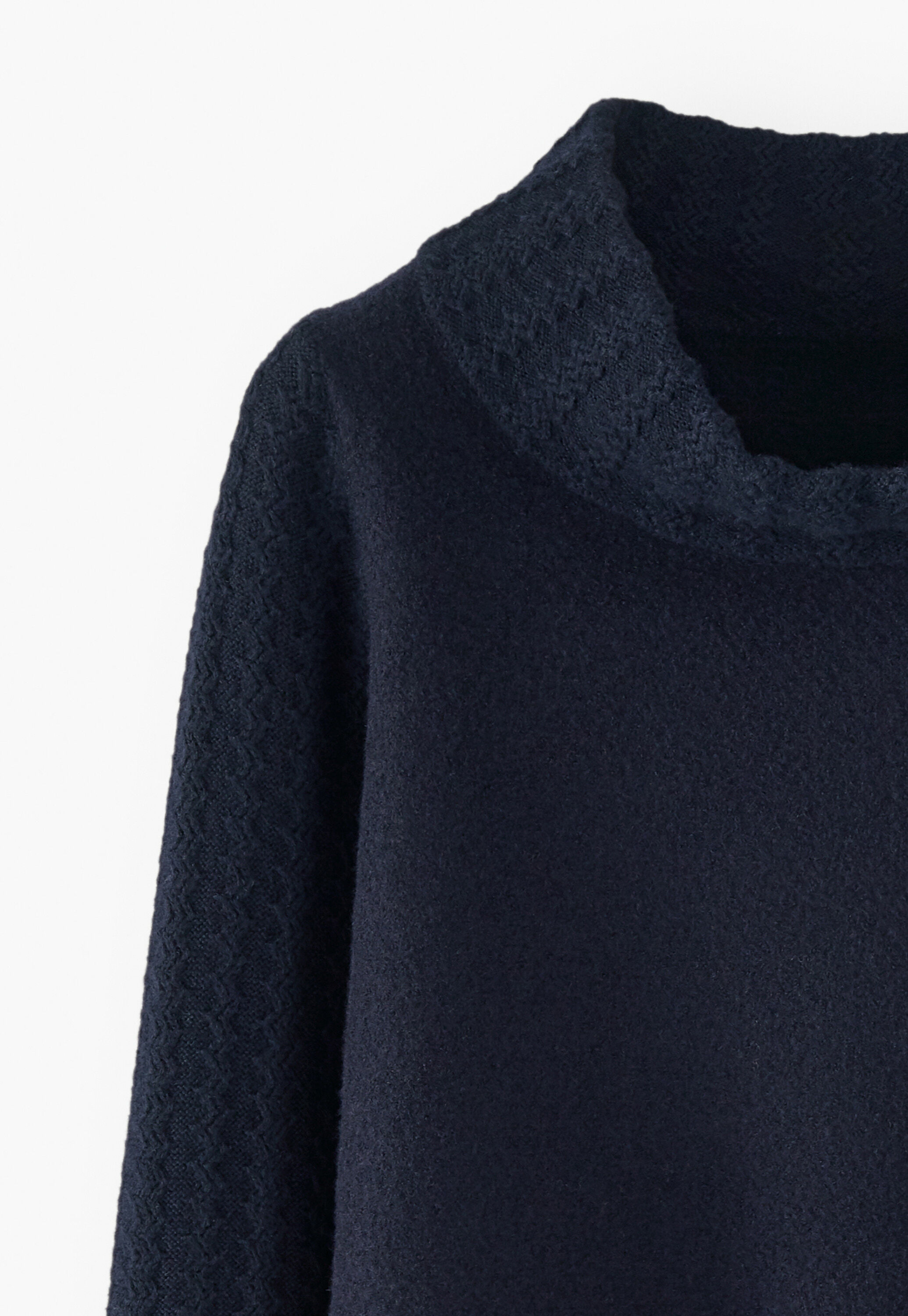 Stitch-detail sweater