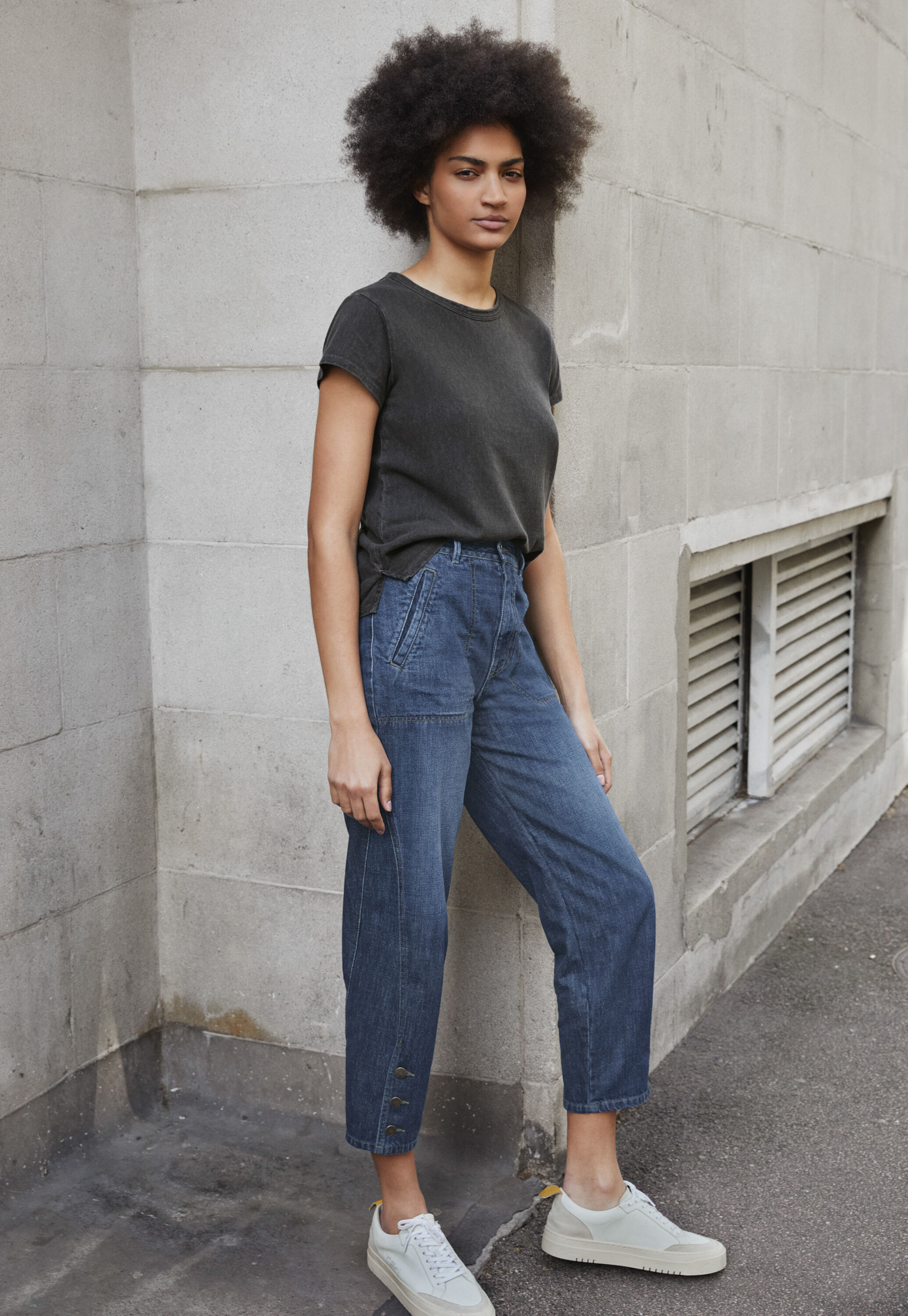 Relaxed carrot jeans