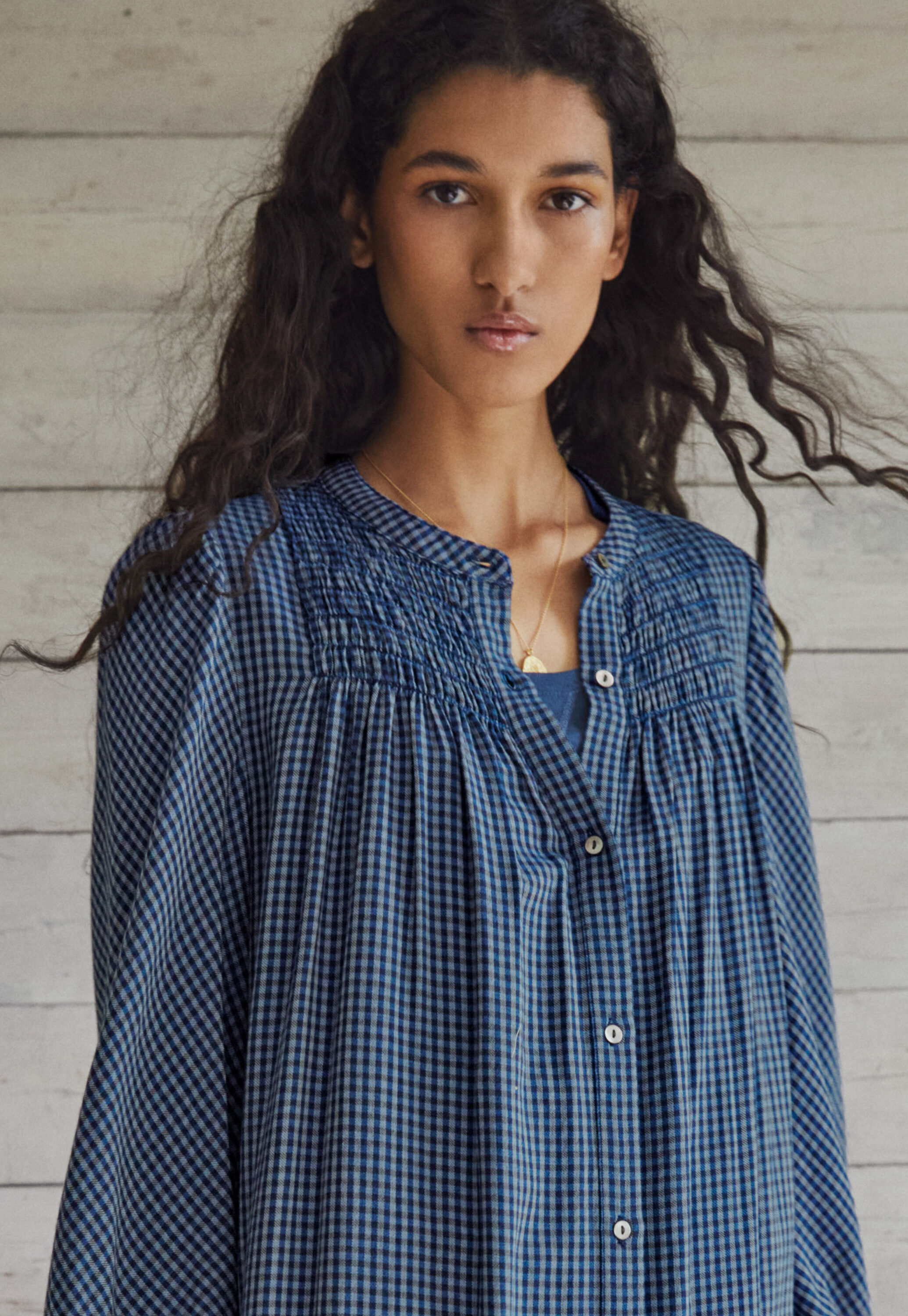Checked dress