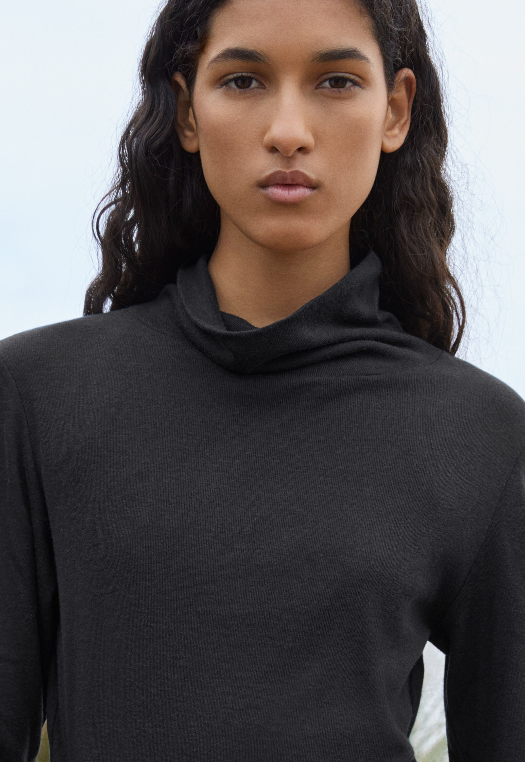 High-neck top