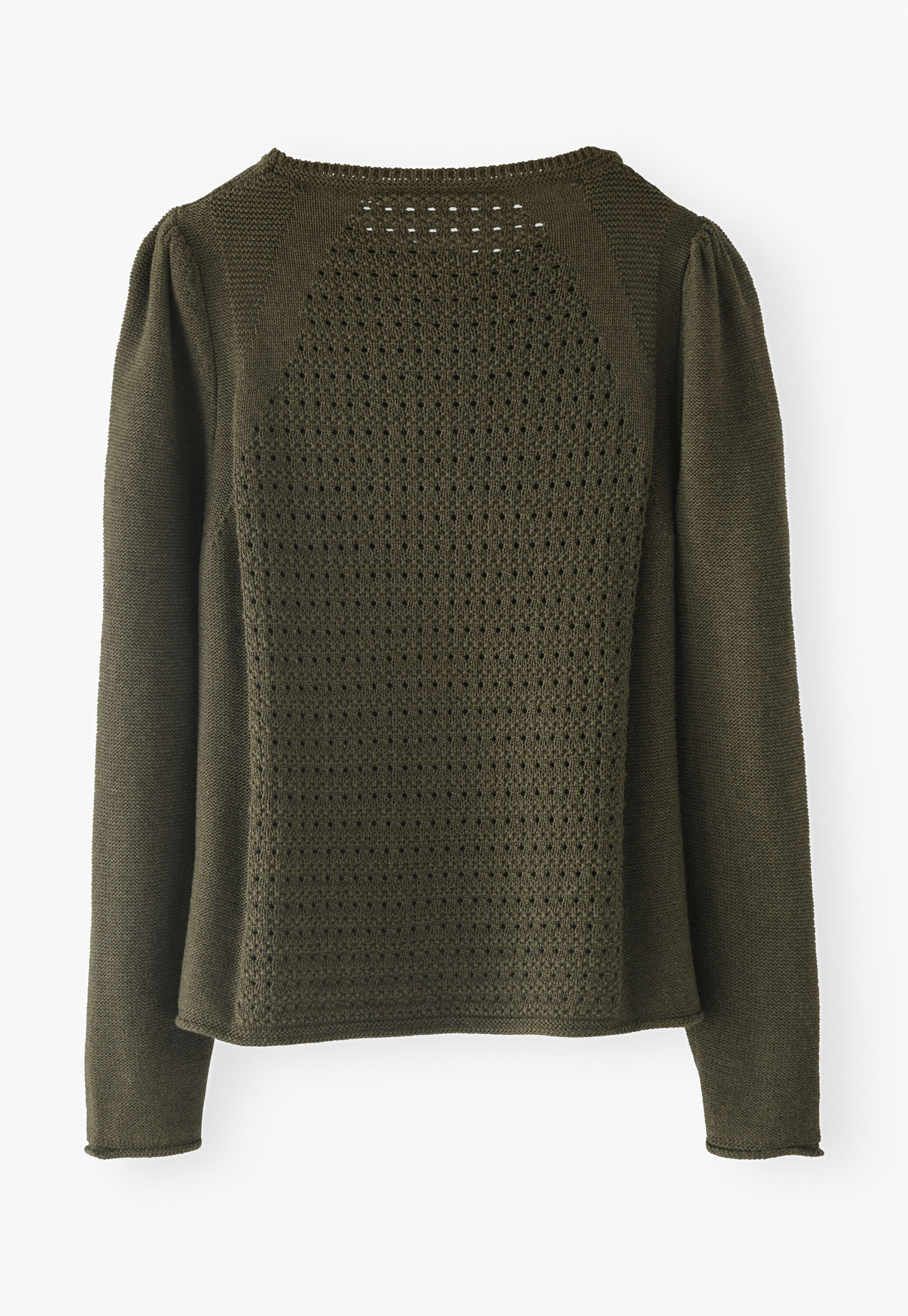 Stitch-mixing sweater