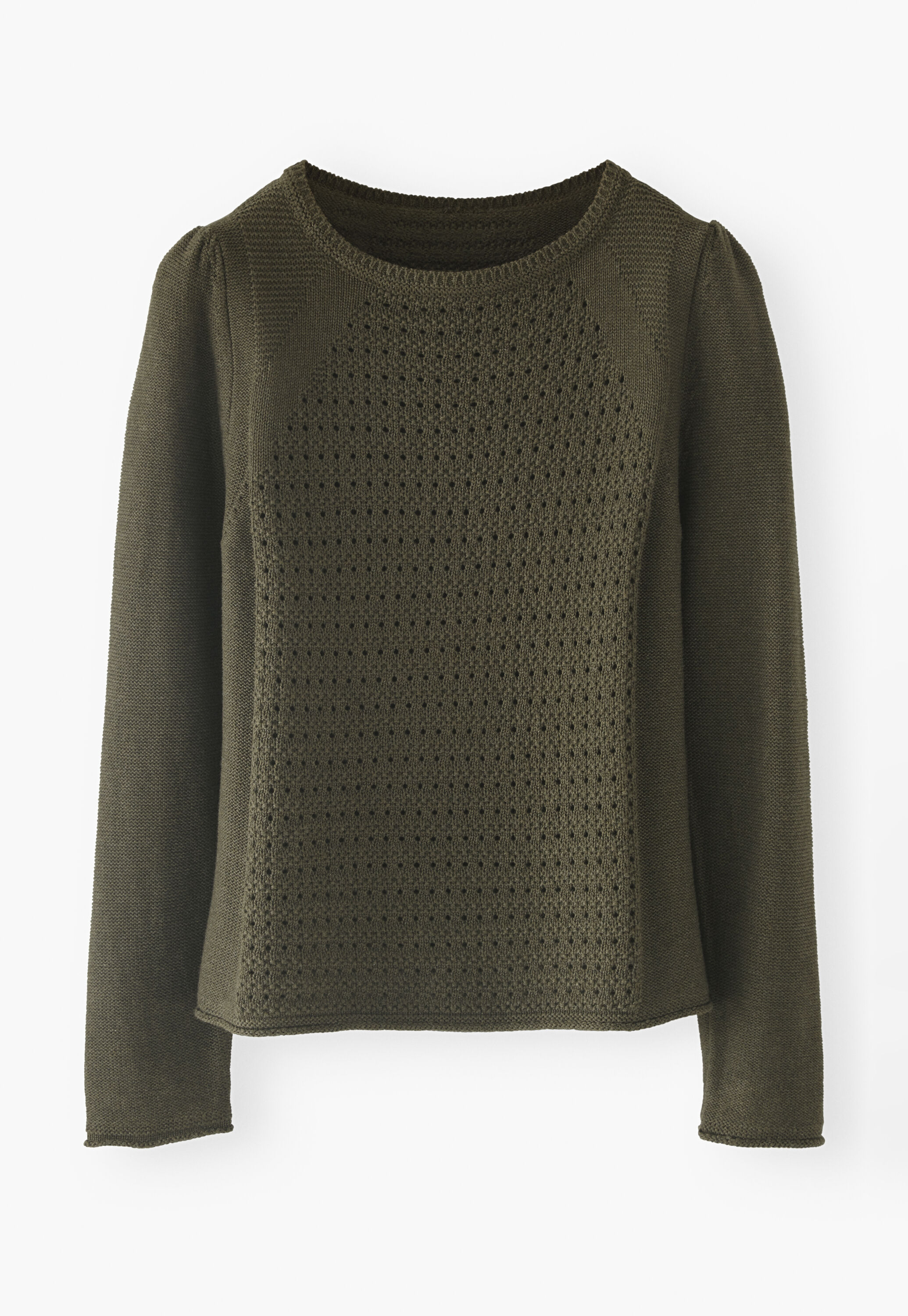 Stitch-mixing sweater