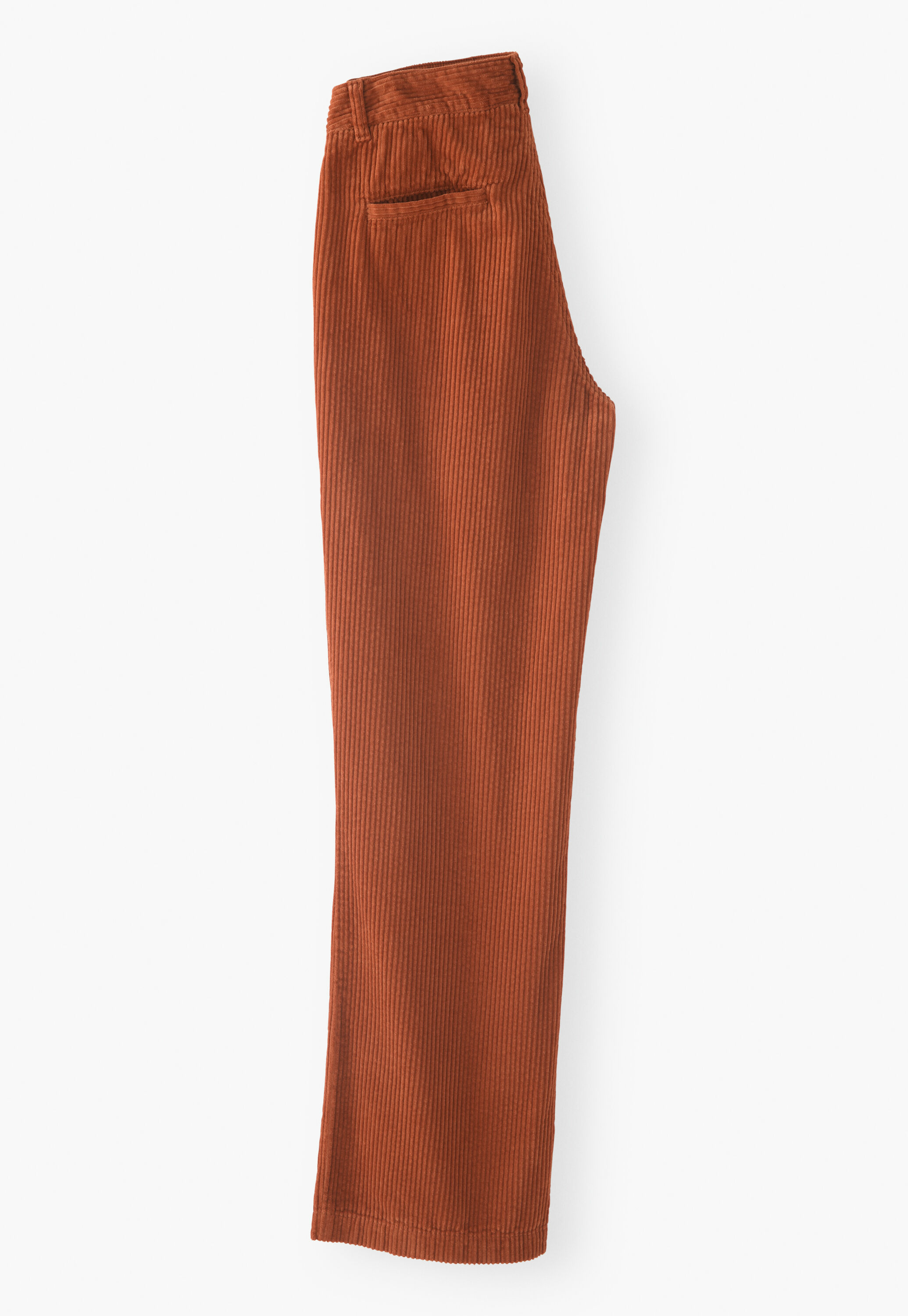 Straight-leg cord trousers